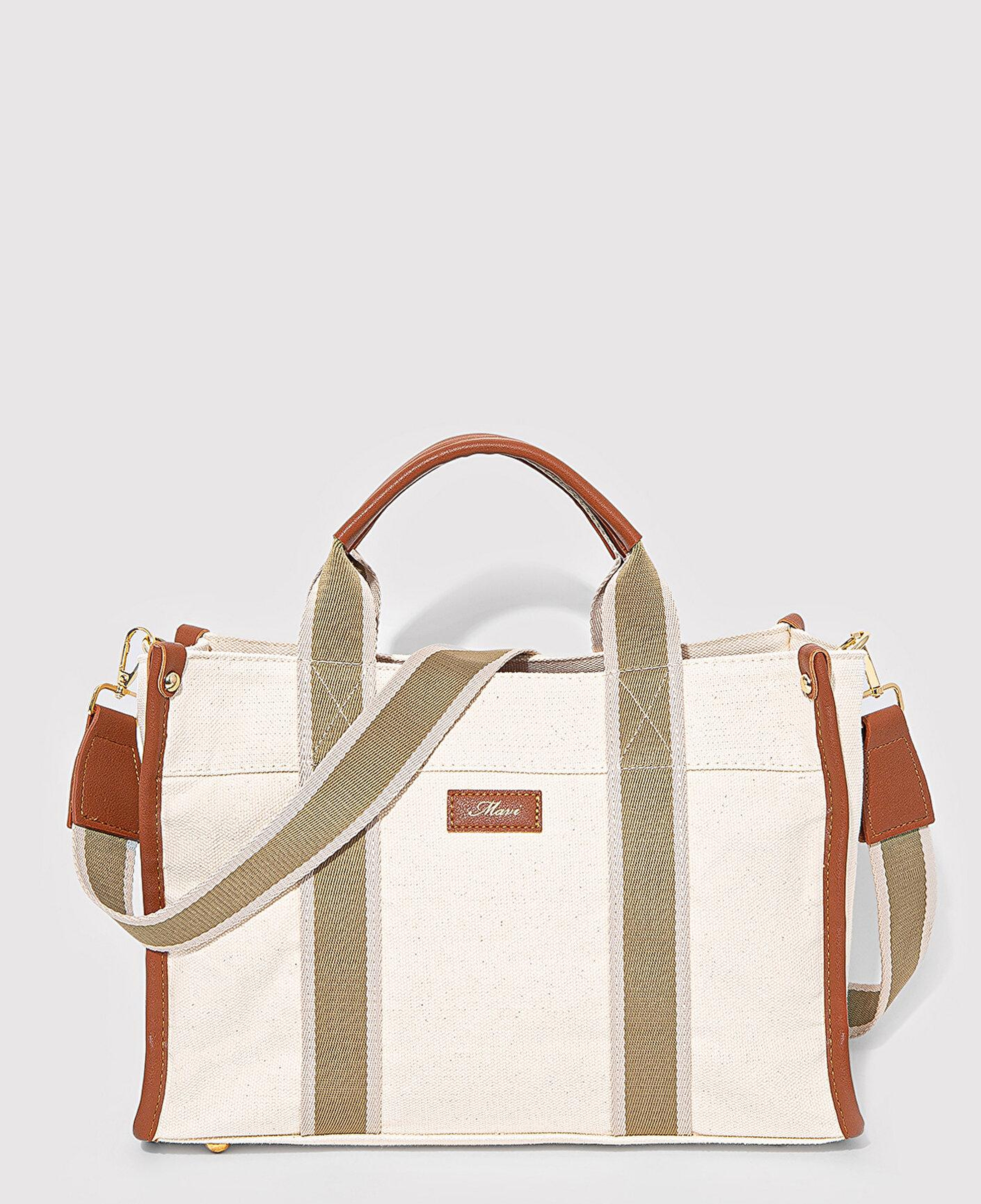 Mavi Ekru Tote Çanta 1912165-34523