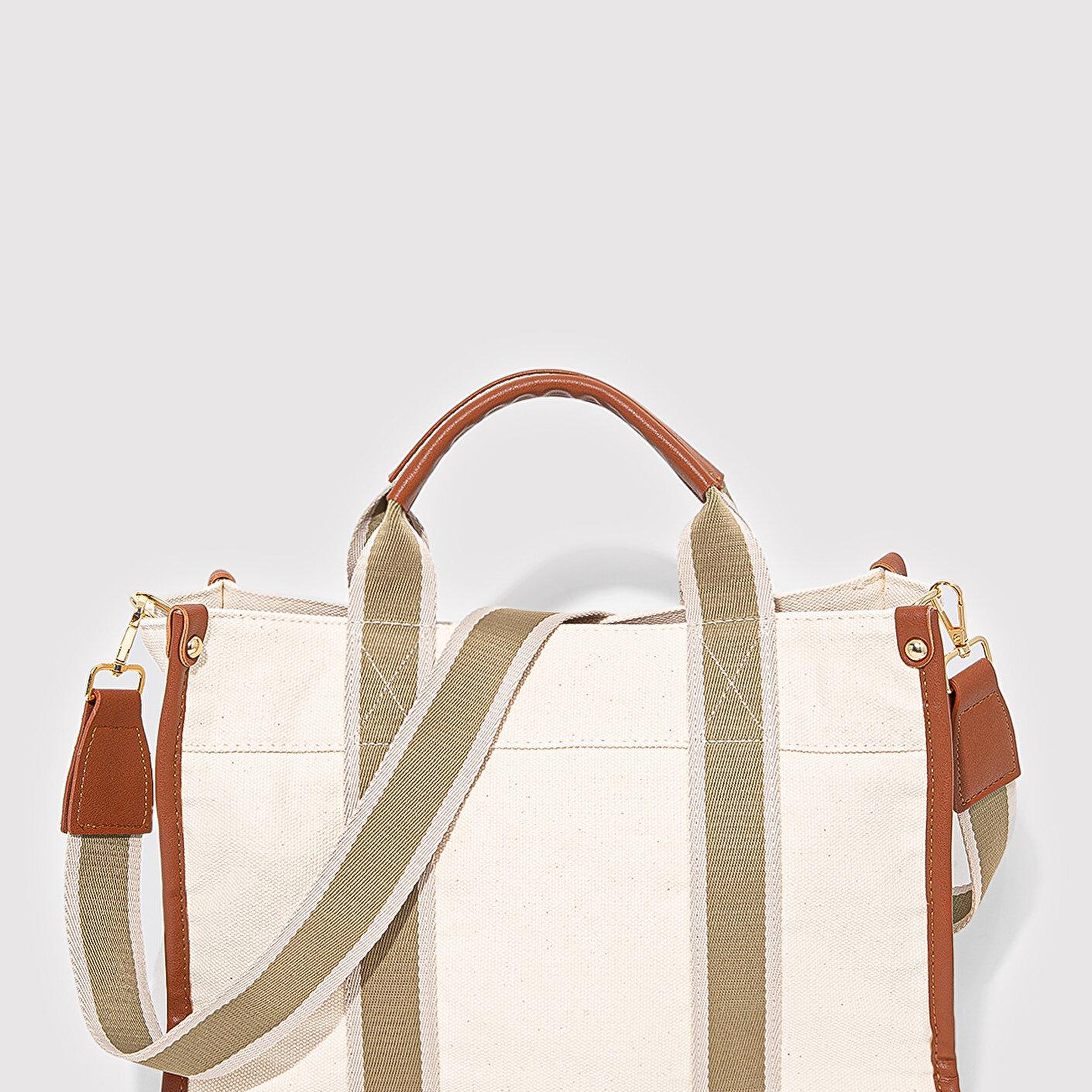 Mavi Ekru Tote Çanta 1912165-34523