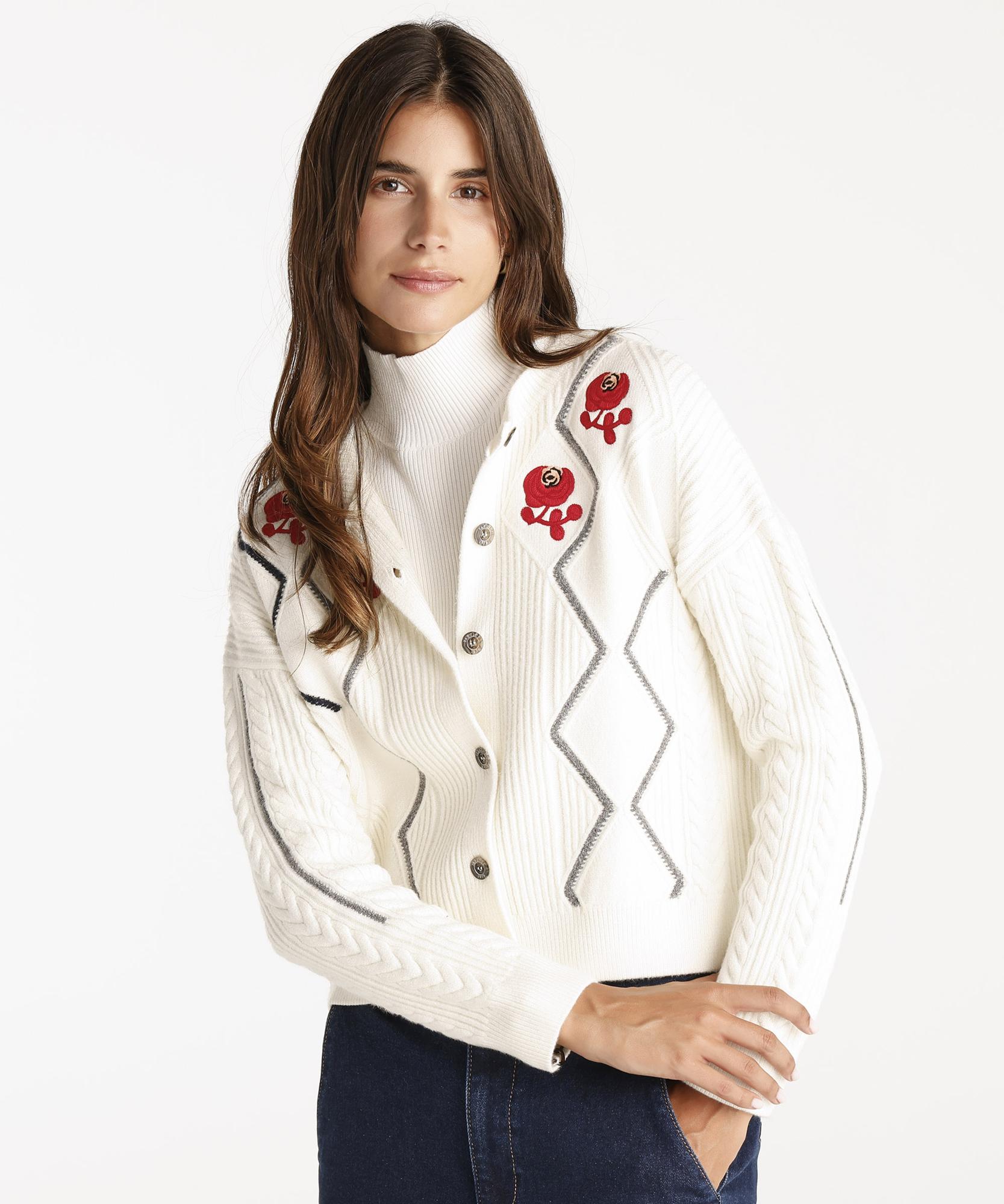 YARGICI Bisiklet Yakalı Hırka