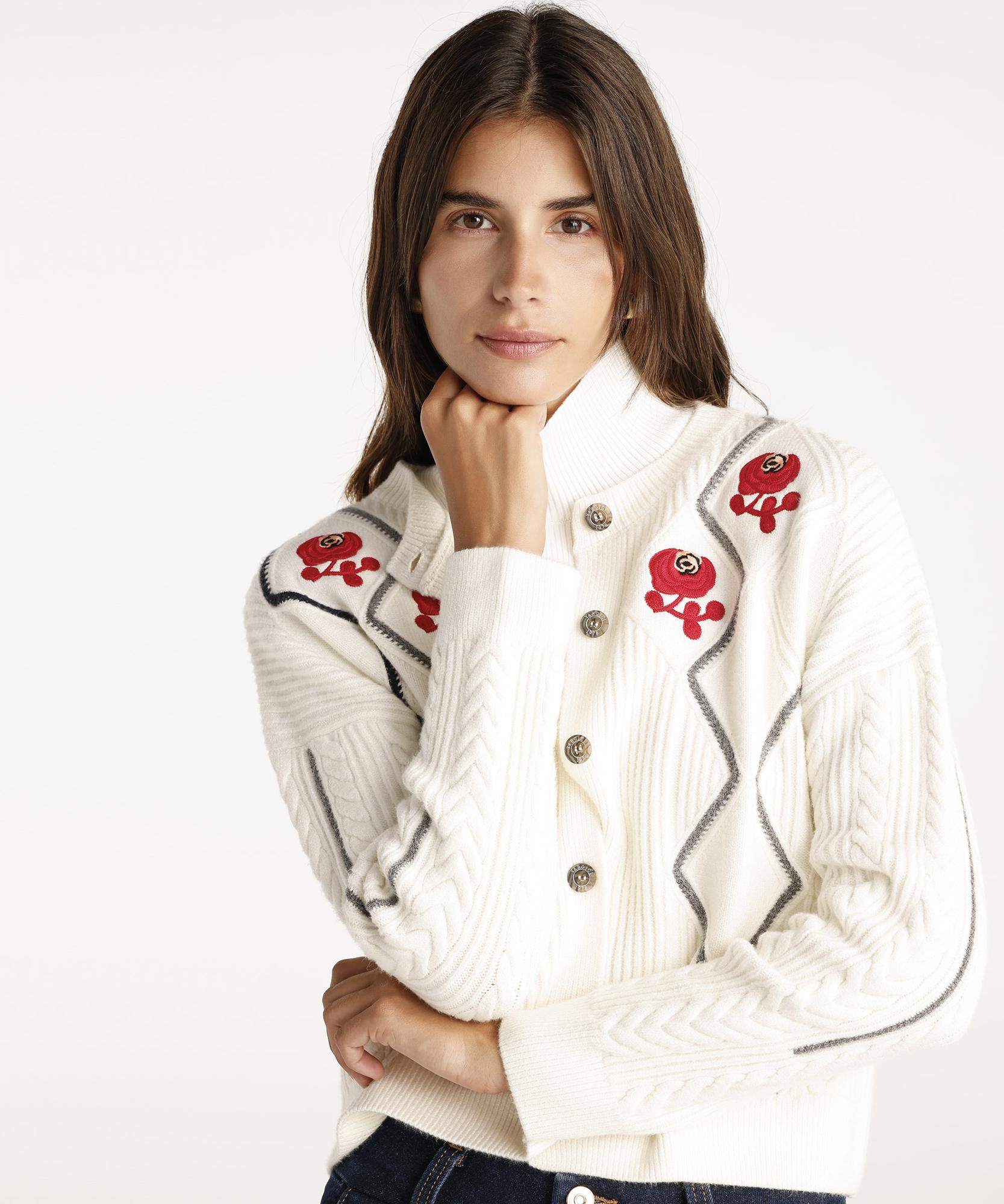 YARGICI Bisiklet Yakalı Hırka