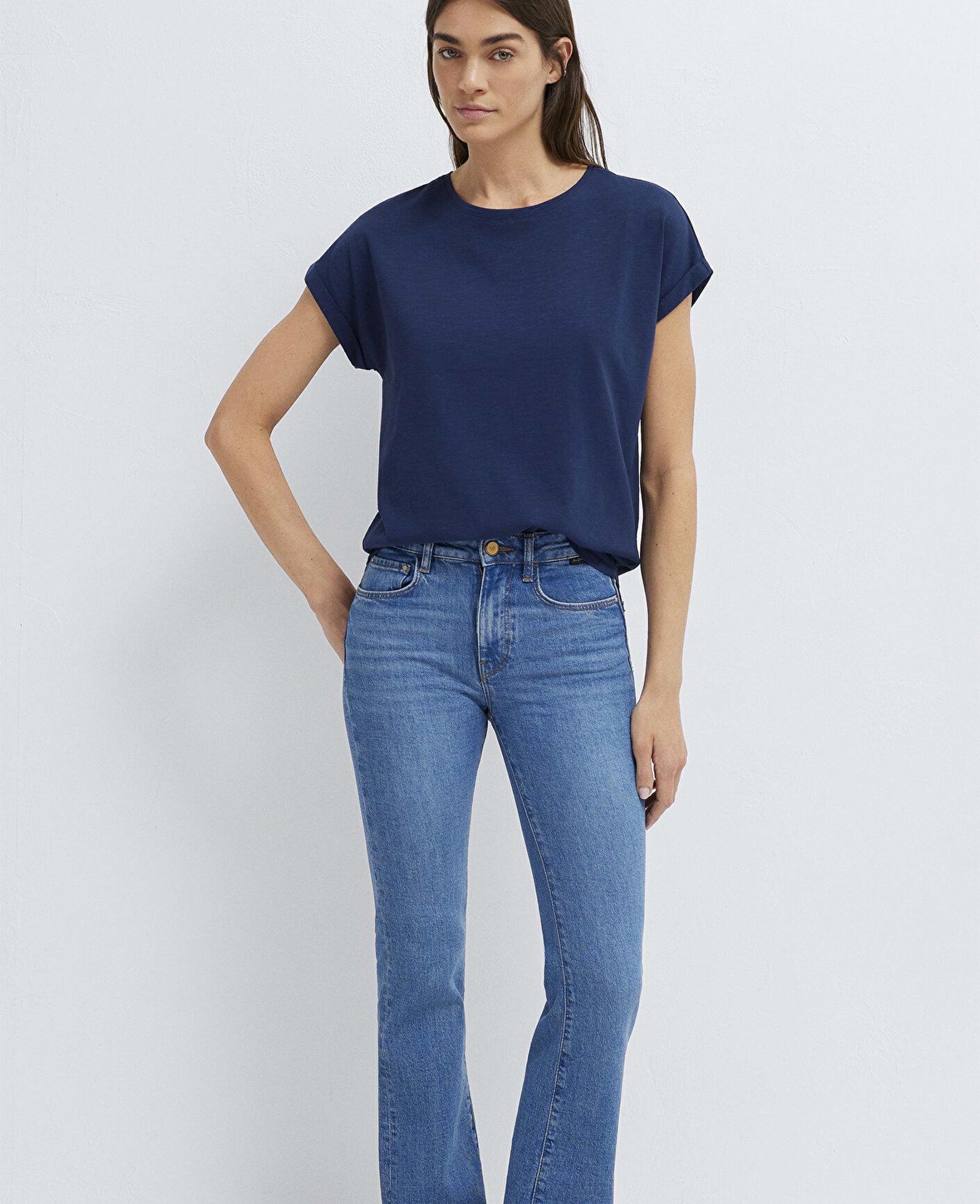 Mavi Bisiklet Yaka Lacivert Basic Tişört Regular Fit / Normal Kesim 1614177-70497