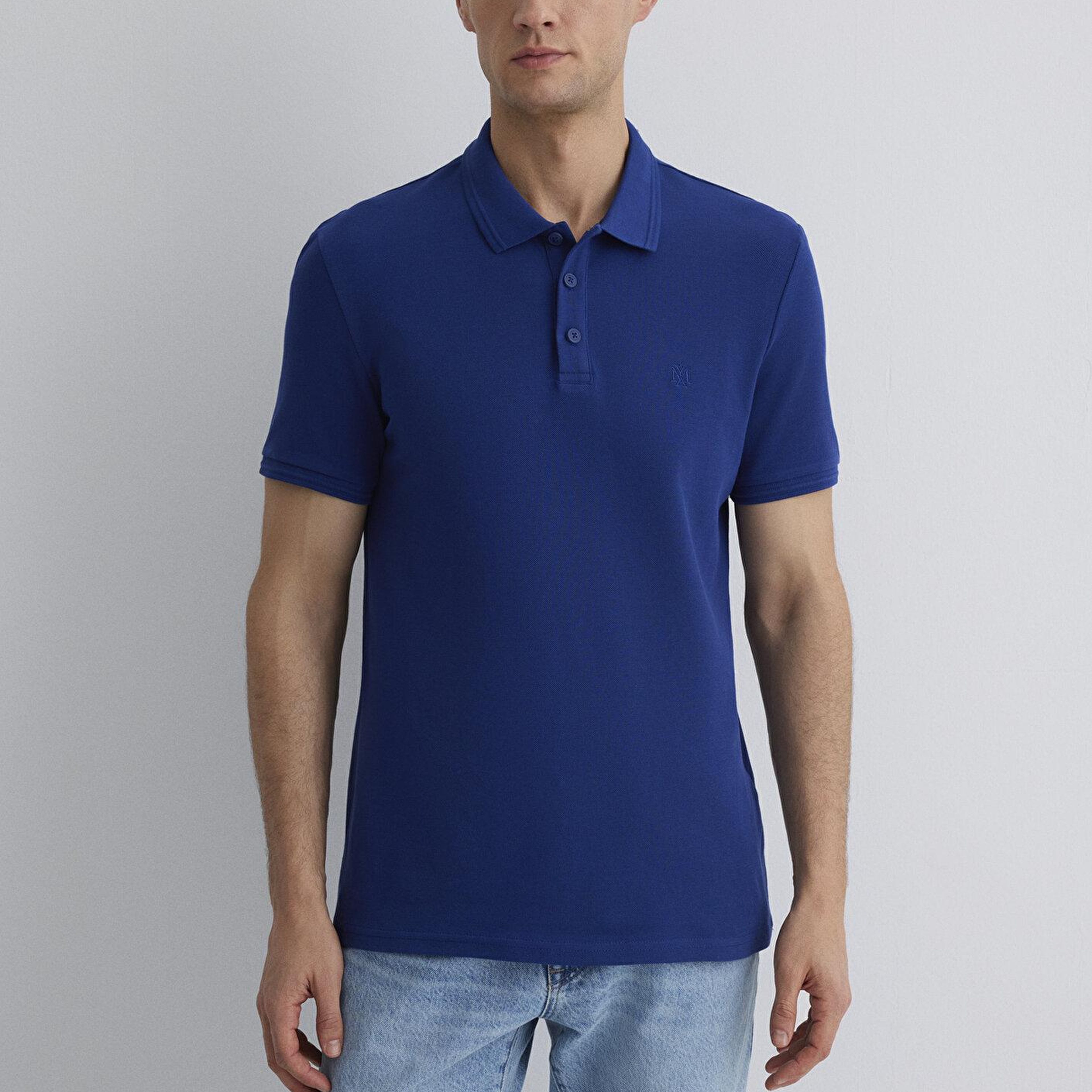 Mavi Mavi Polo Tişört Slim Fit / Dar Kesim 064946-70758