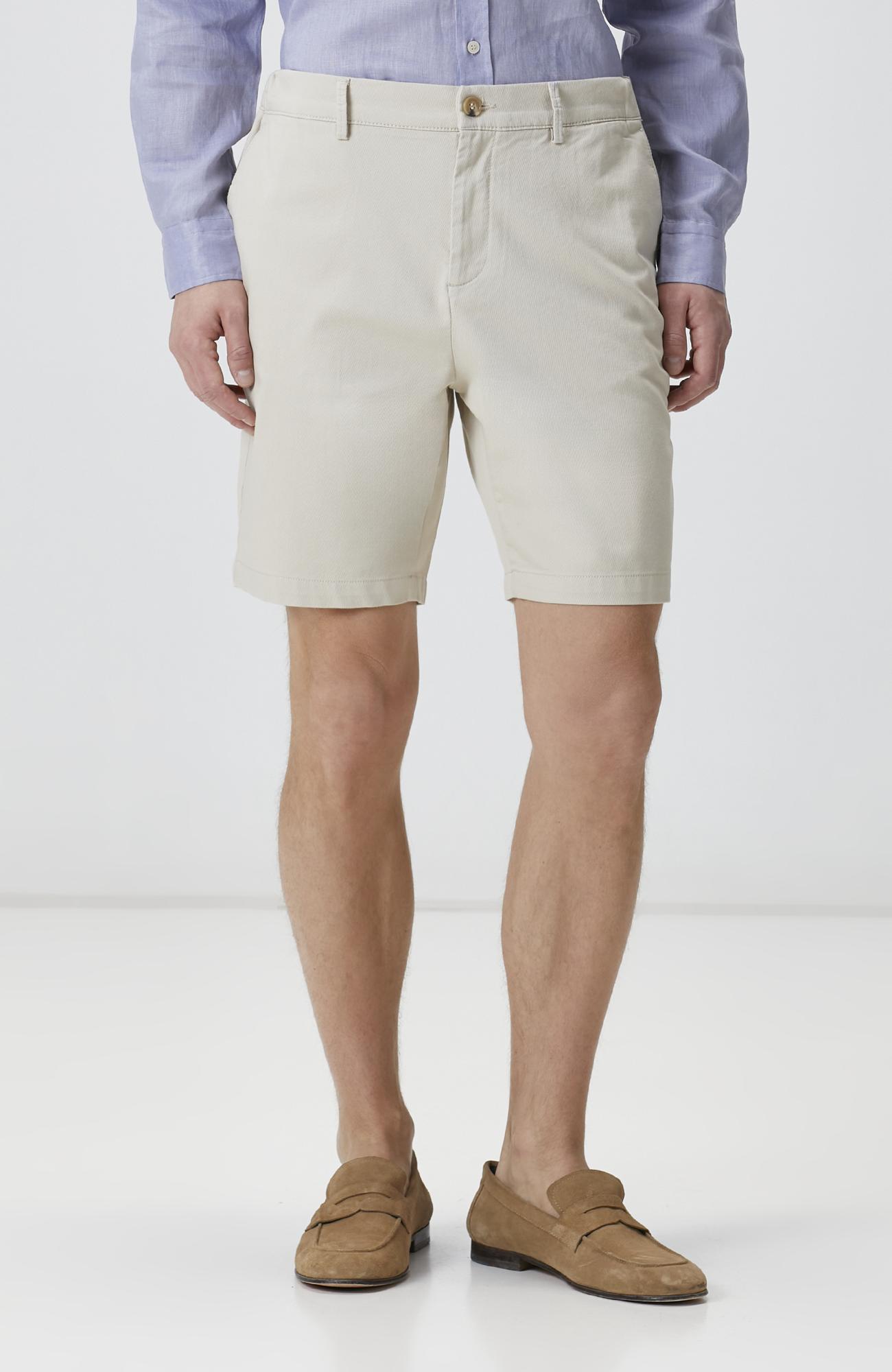 Network Erkek Slim Fit Taş Parça Boya Diyagonal Chino Şort