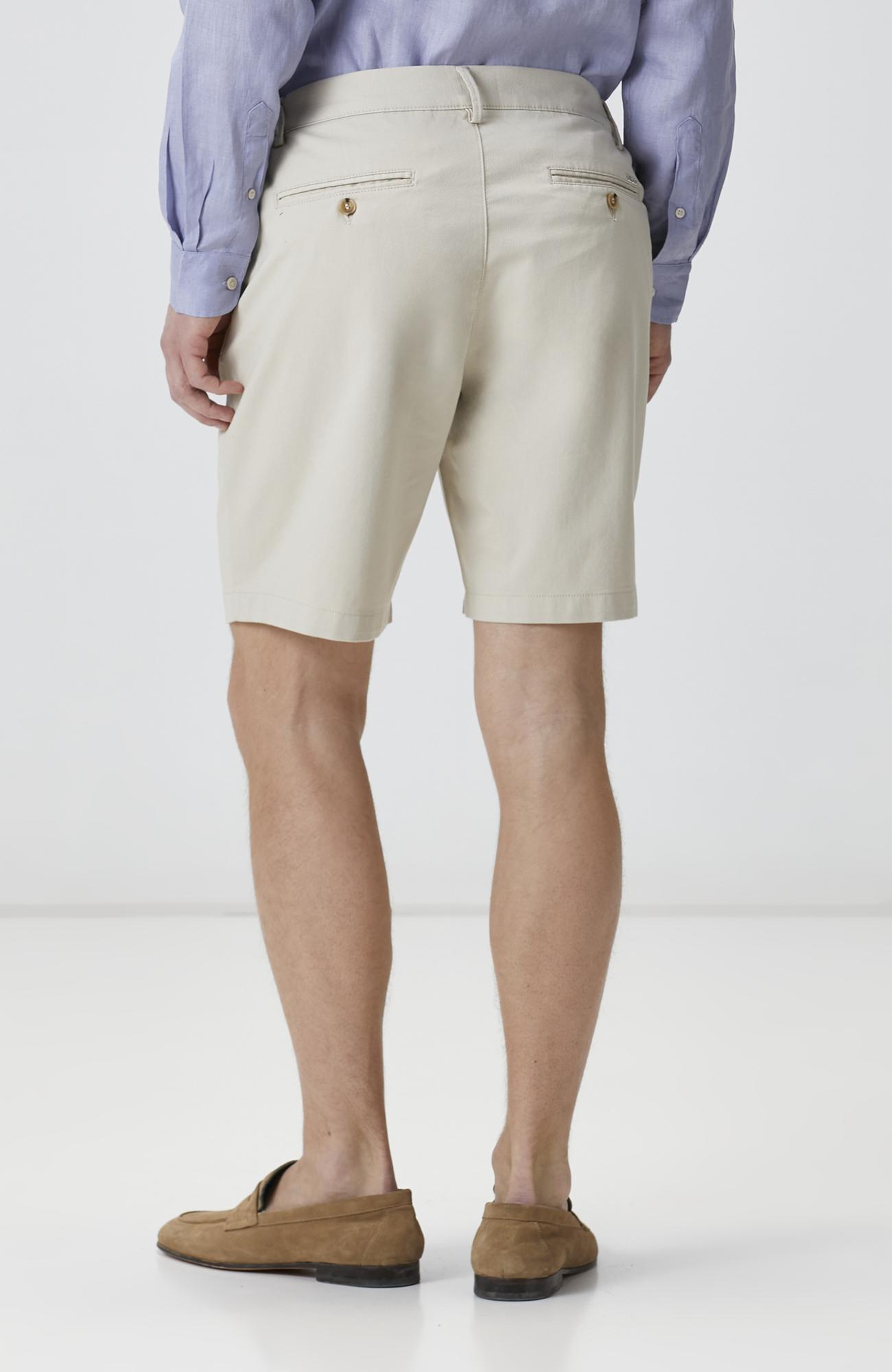 Network Erkek Slim Fit Taş Parça Boya Diyagonal Chino Şort