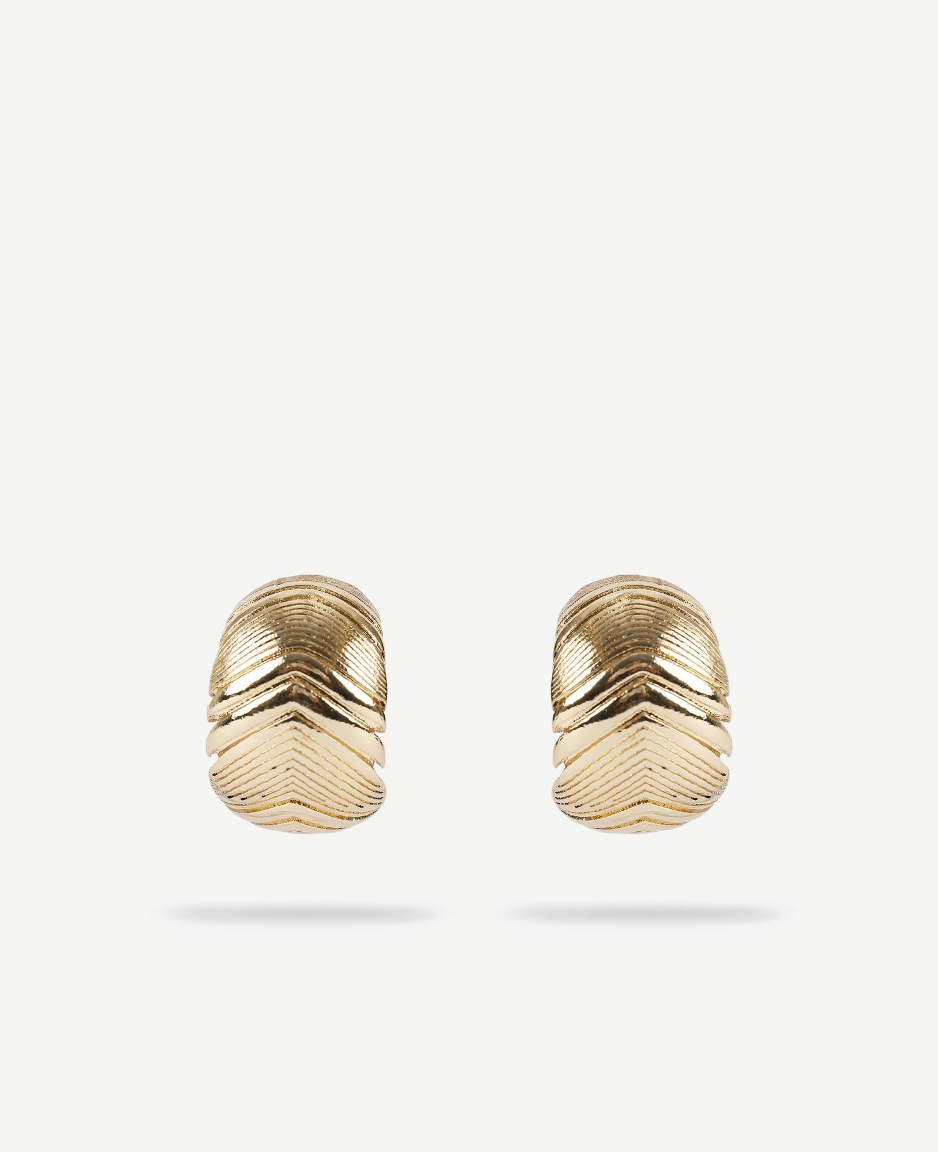 YARGICI Dokulu Gold Küpe