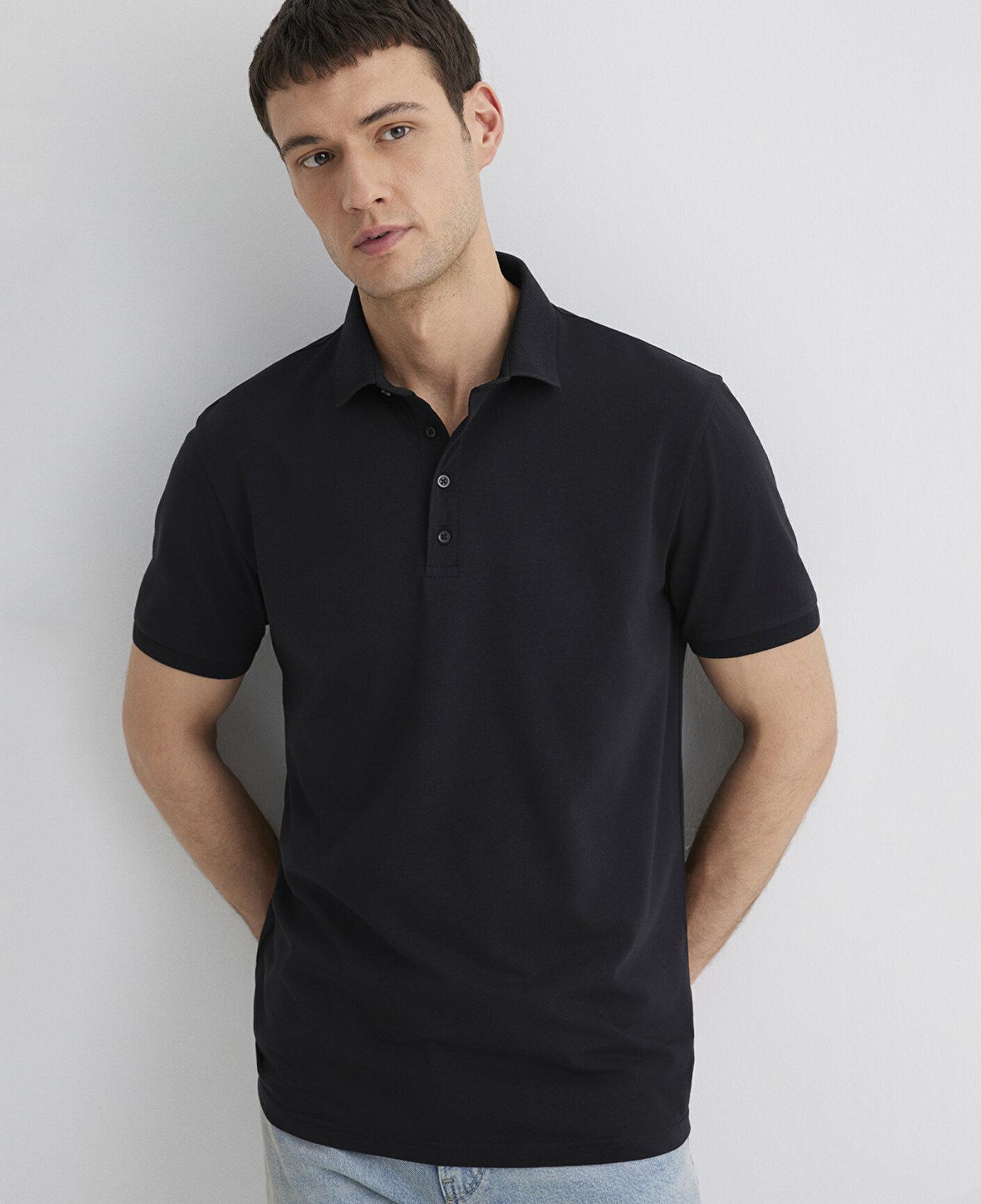 Mavi Siyah Polo Tişört Regular Fit / Normal Kesim 0612011-900