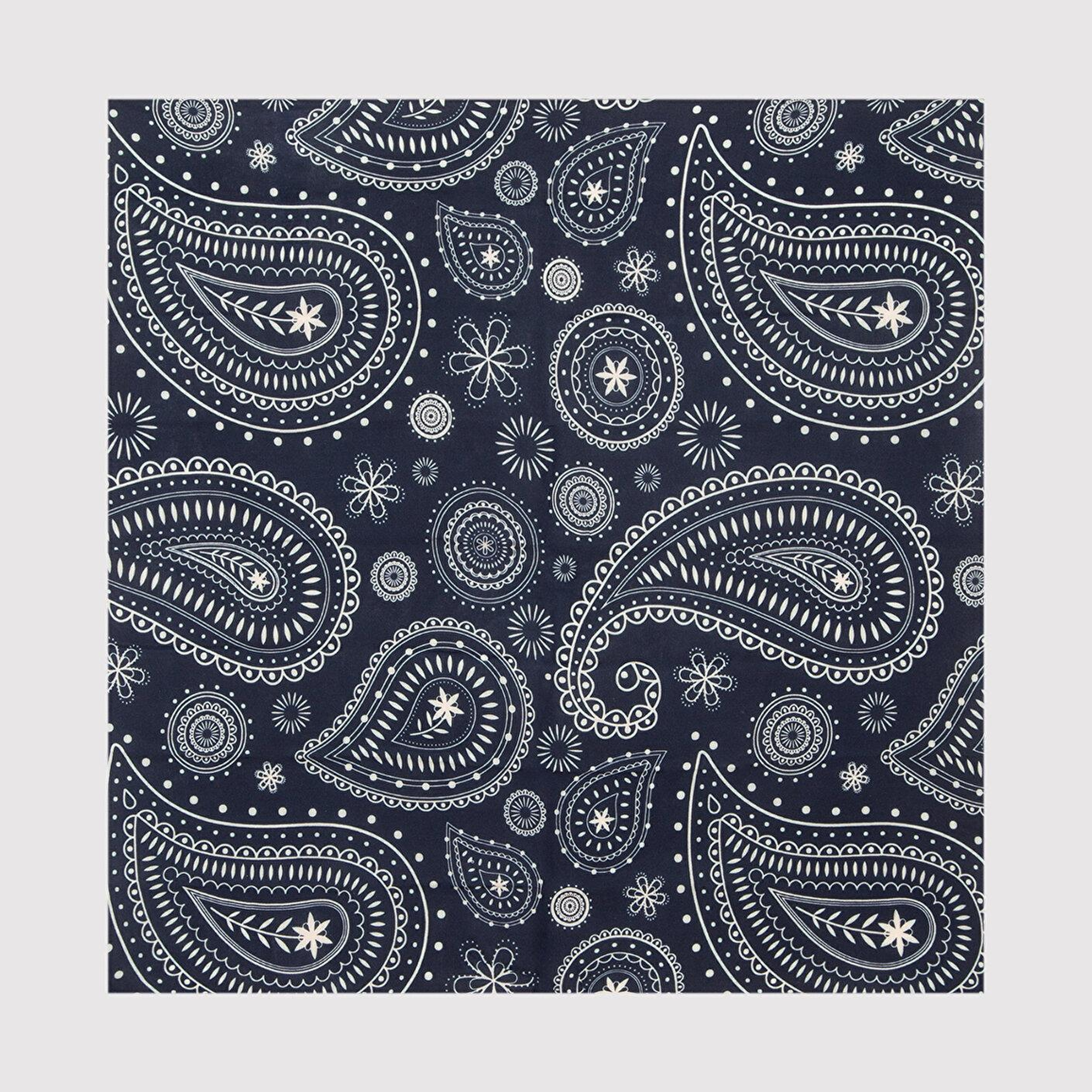 Mavi Baskılı Lacivert Bandana 1912969-70491