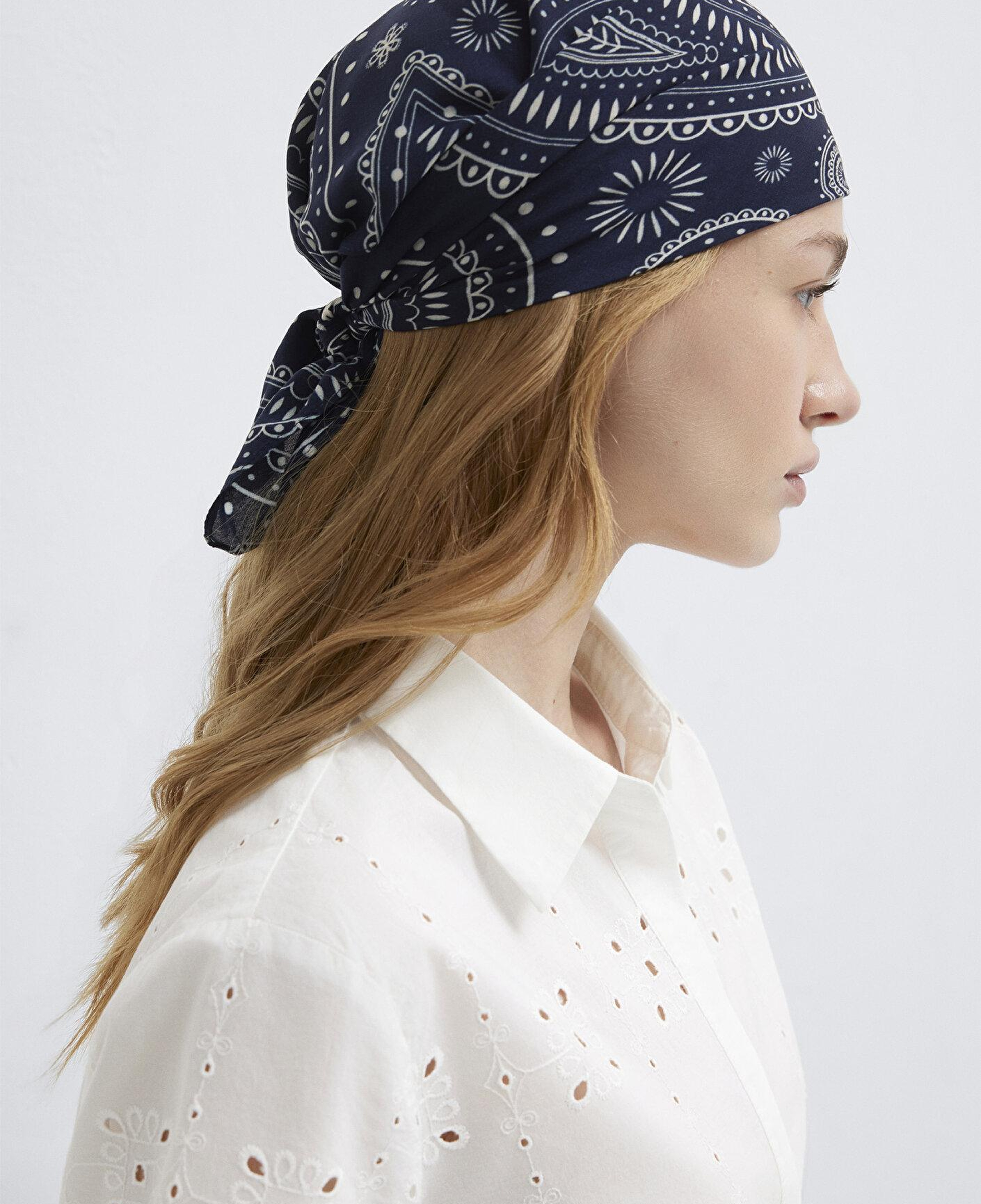 Mavi Baskılı Lacivert Bandana 1912969-70491
