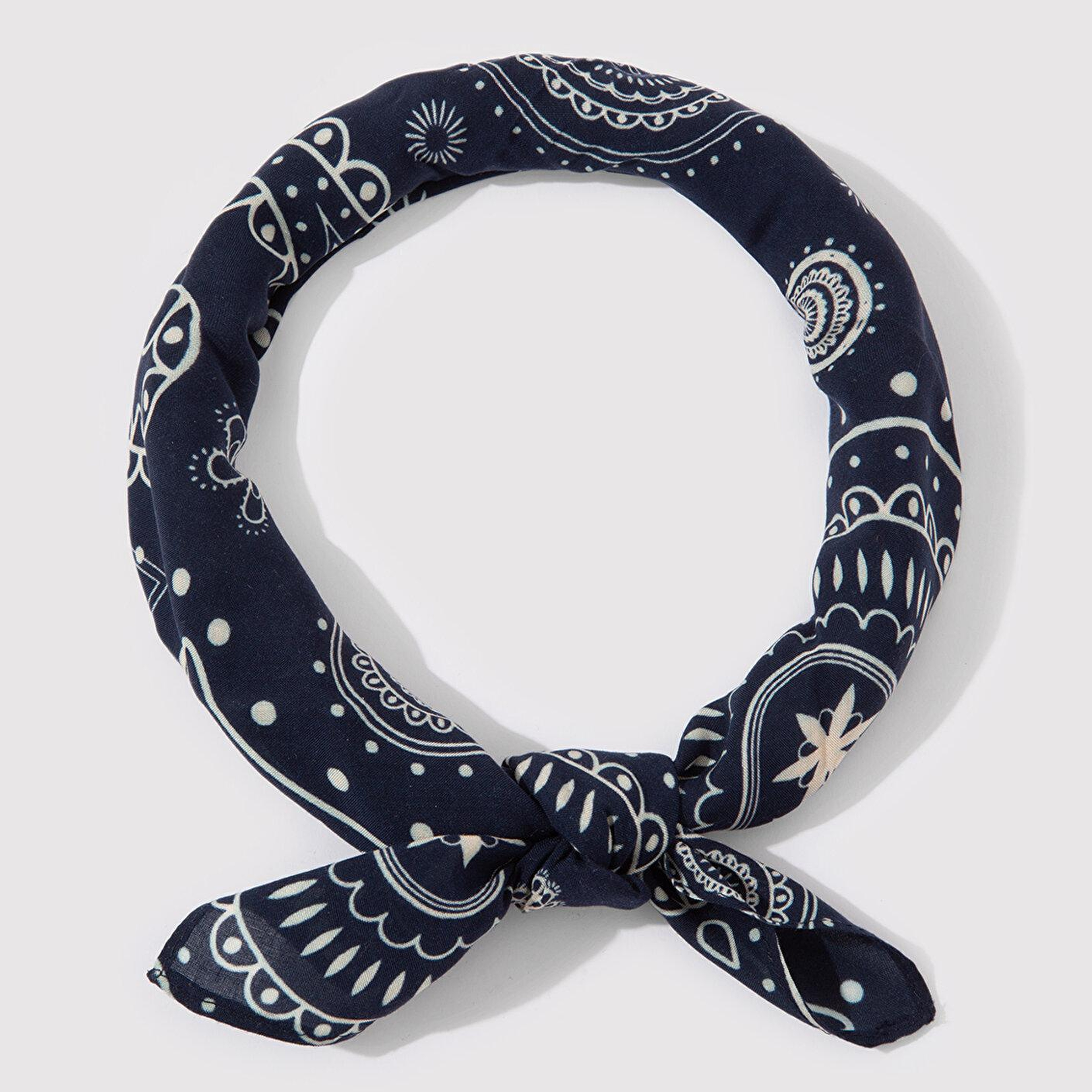 Mavi Baskılı Lacivert Bandana 1912969-70491