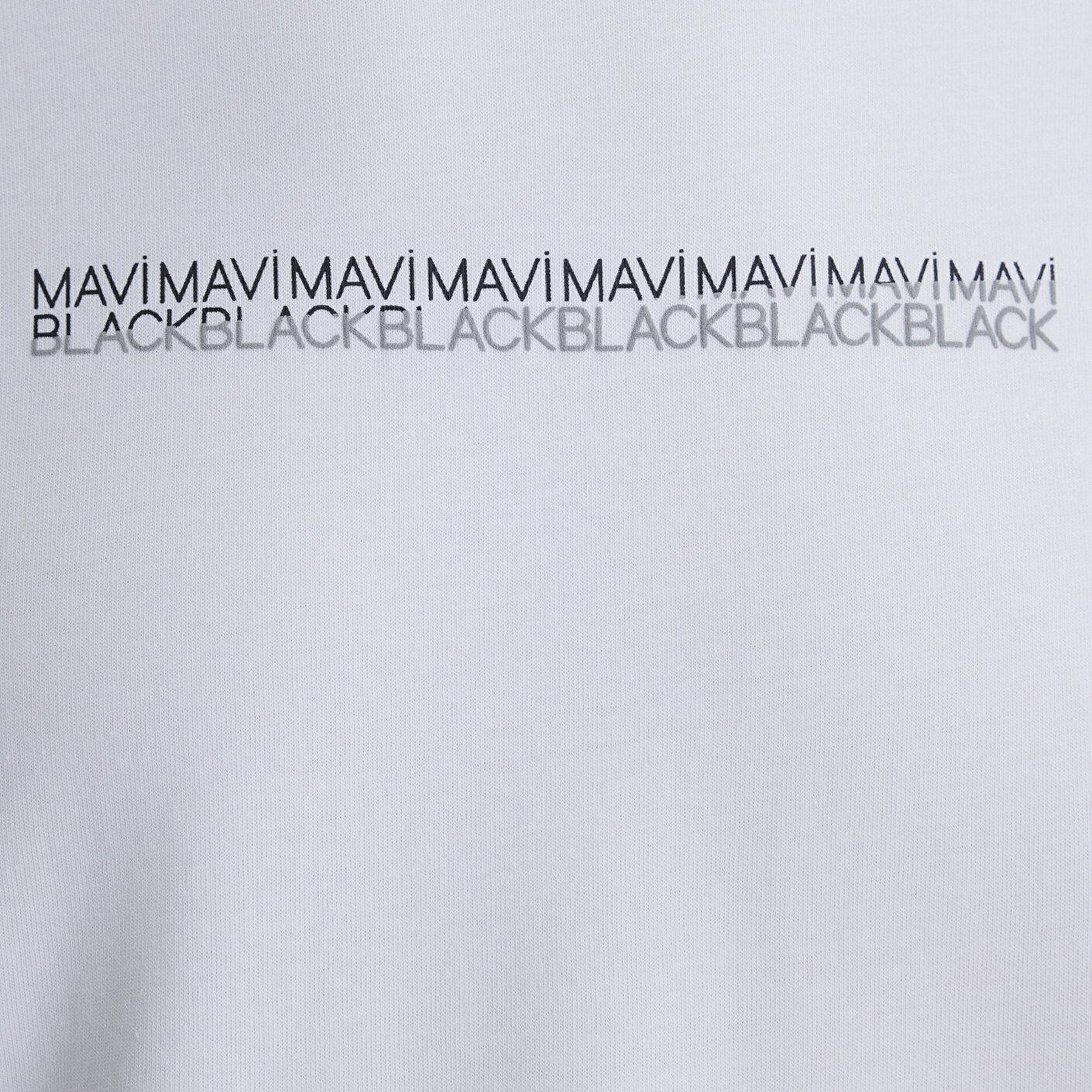 Mavi Mavi Black Baskılı Beyaz Tişört Regular Fit / Normal Kesim 0612647-620