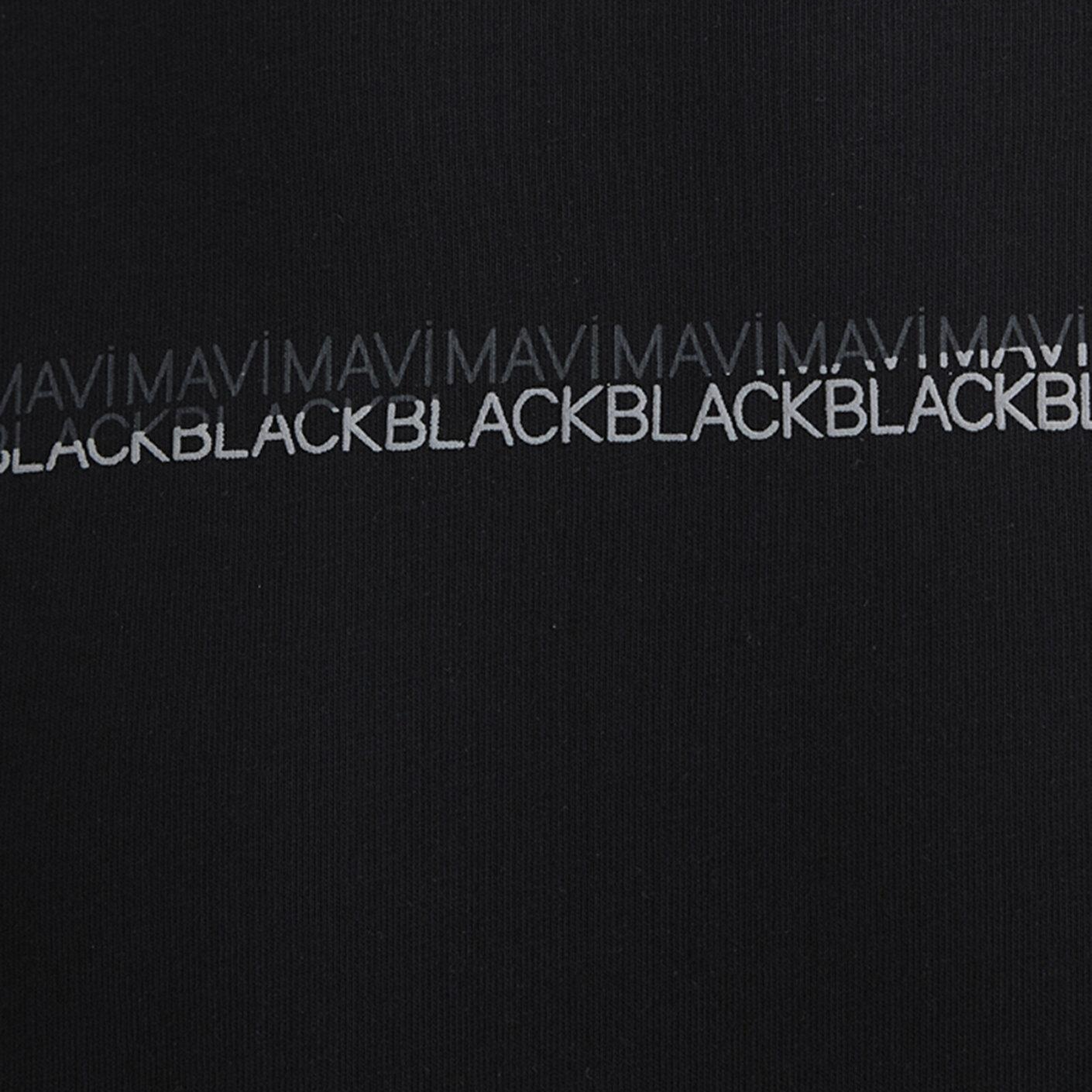 Mavi Mavi Black Baskılı Siyah Tişört Regular Fit / Normal Kesim 0612647-900