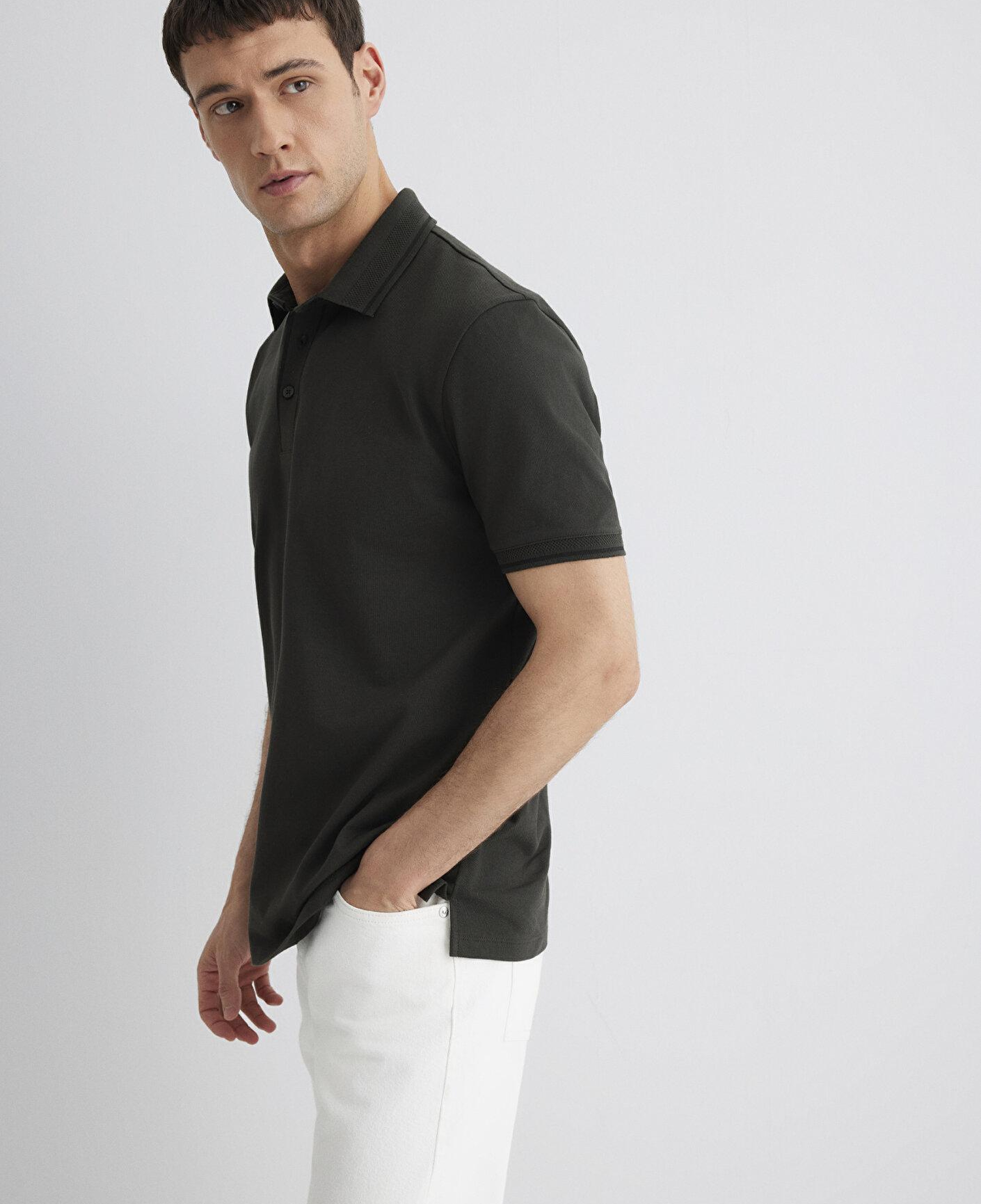 Mavi Yeşil Polo Tişört Regular Fit / Normal Kesim 0612648-71587