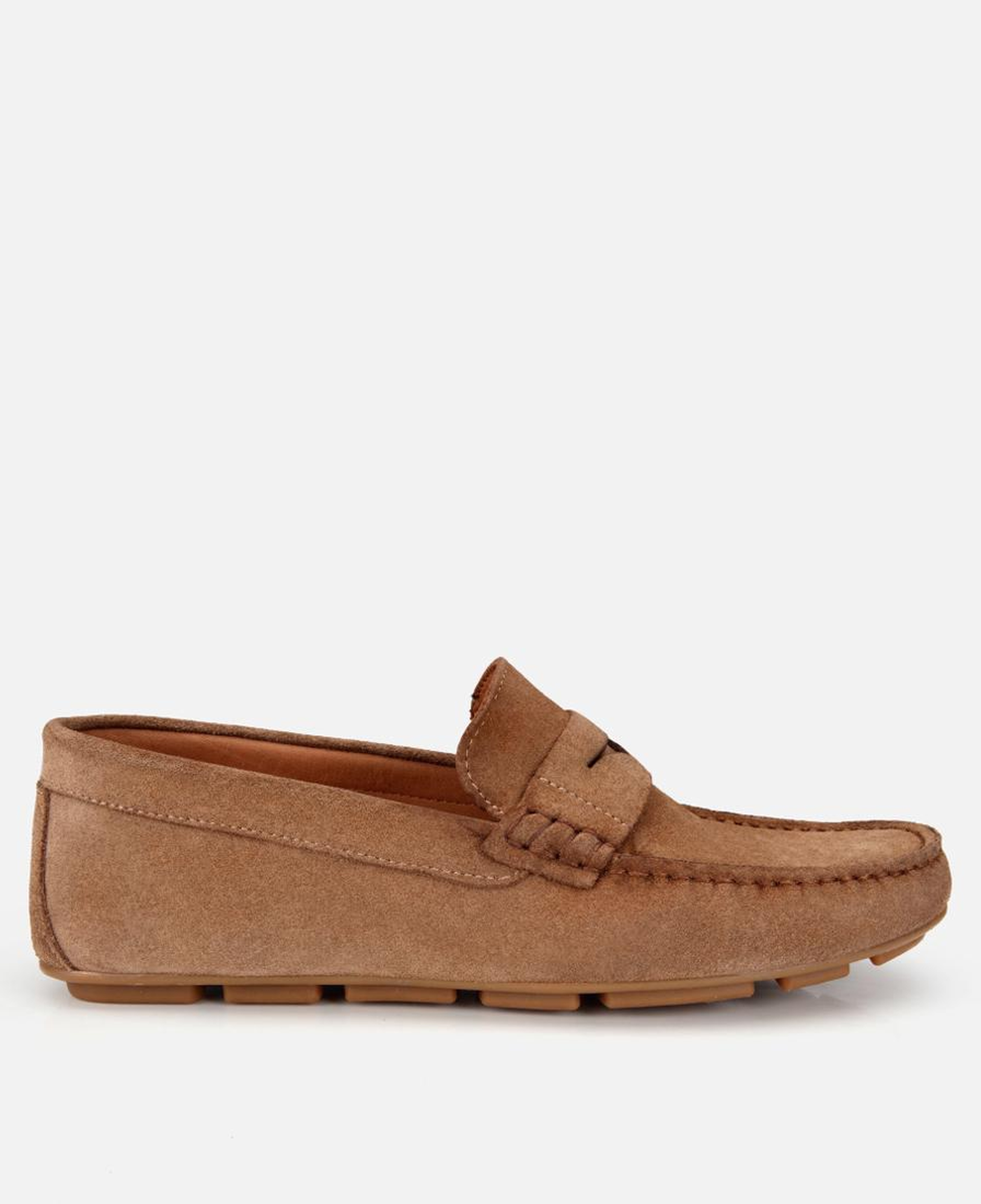 Erkek Süet Deri Açık Kahverengi Comfort Günlük Loafer