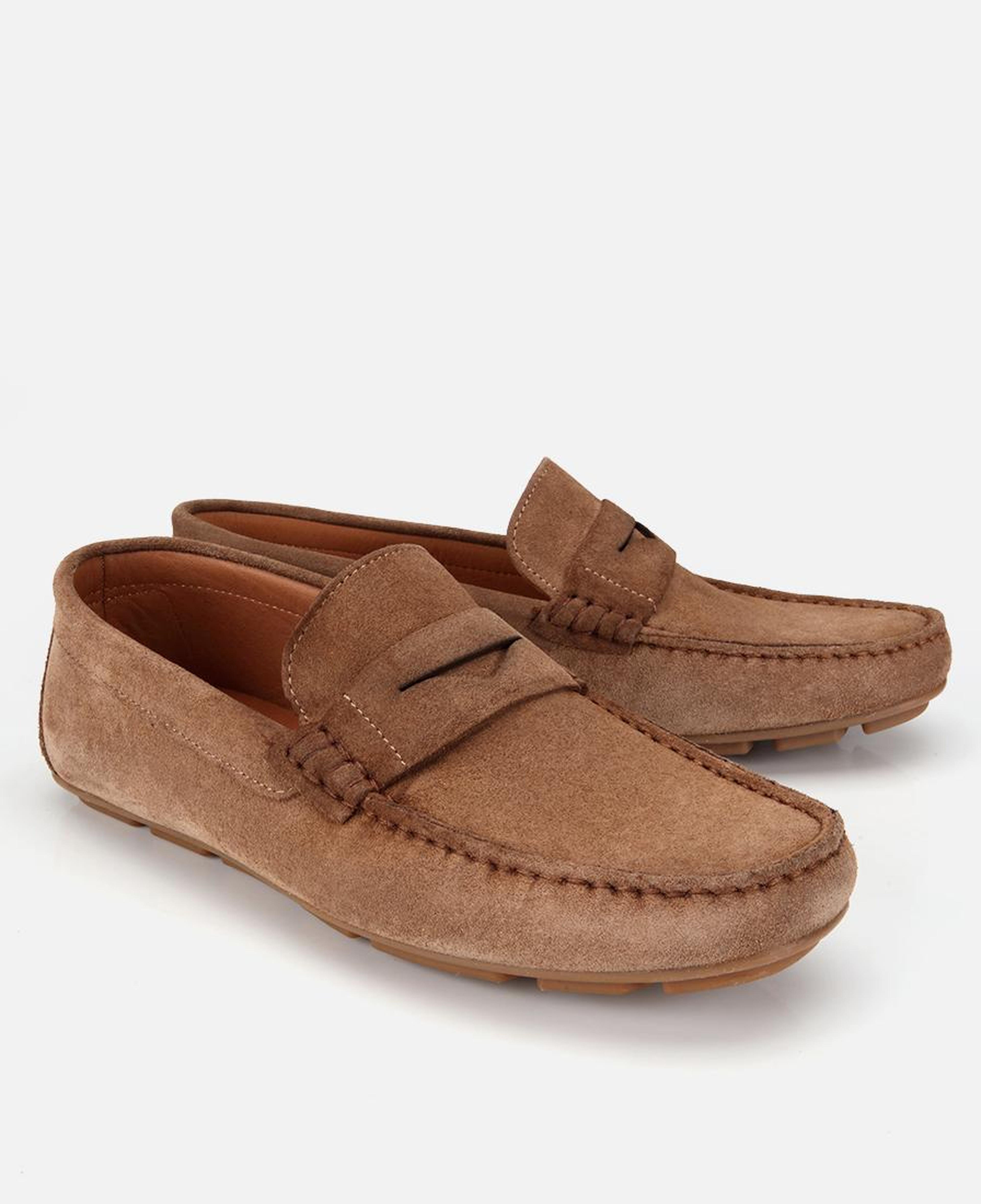 Erkek Süet Deri Açık Kahverengi Comfort Günlük Loafer