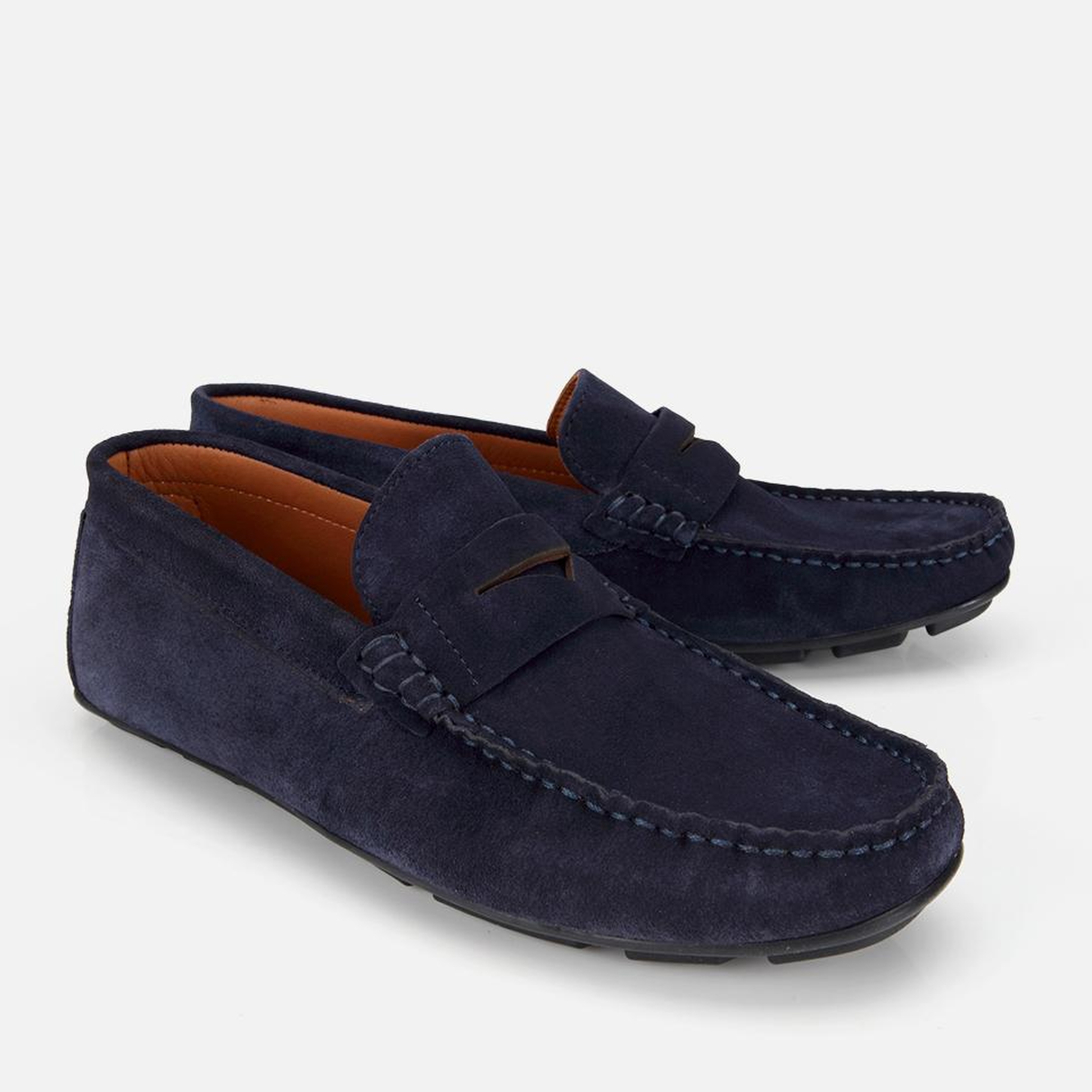 Erkek Süet Deri Lacivert Comfort Günlük Loafer