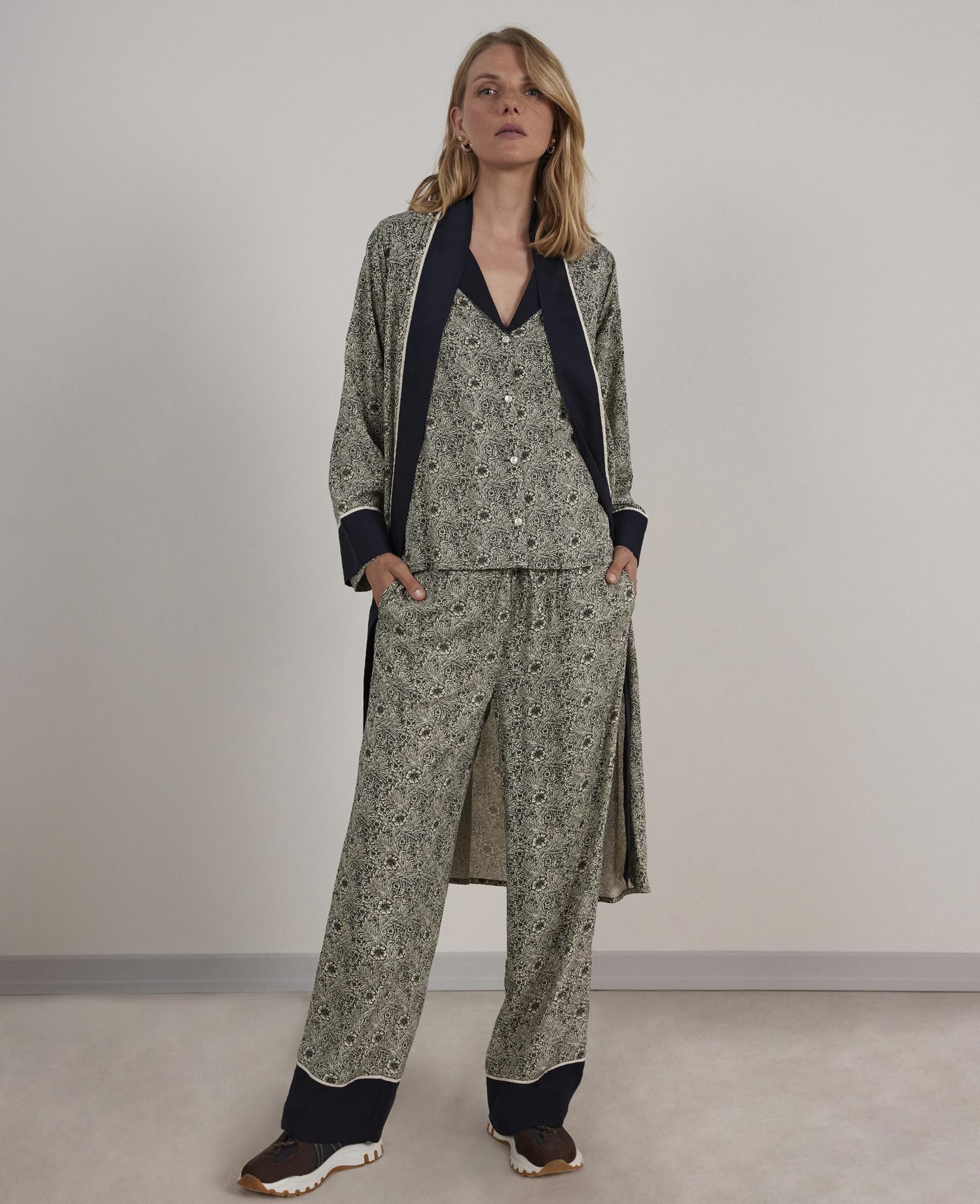 YARGICI Kontrast Detaylı Pijama Üstü