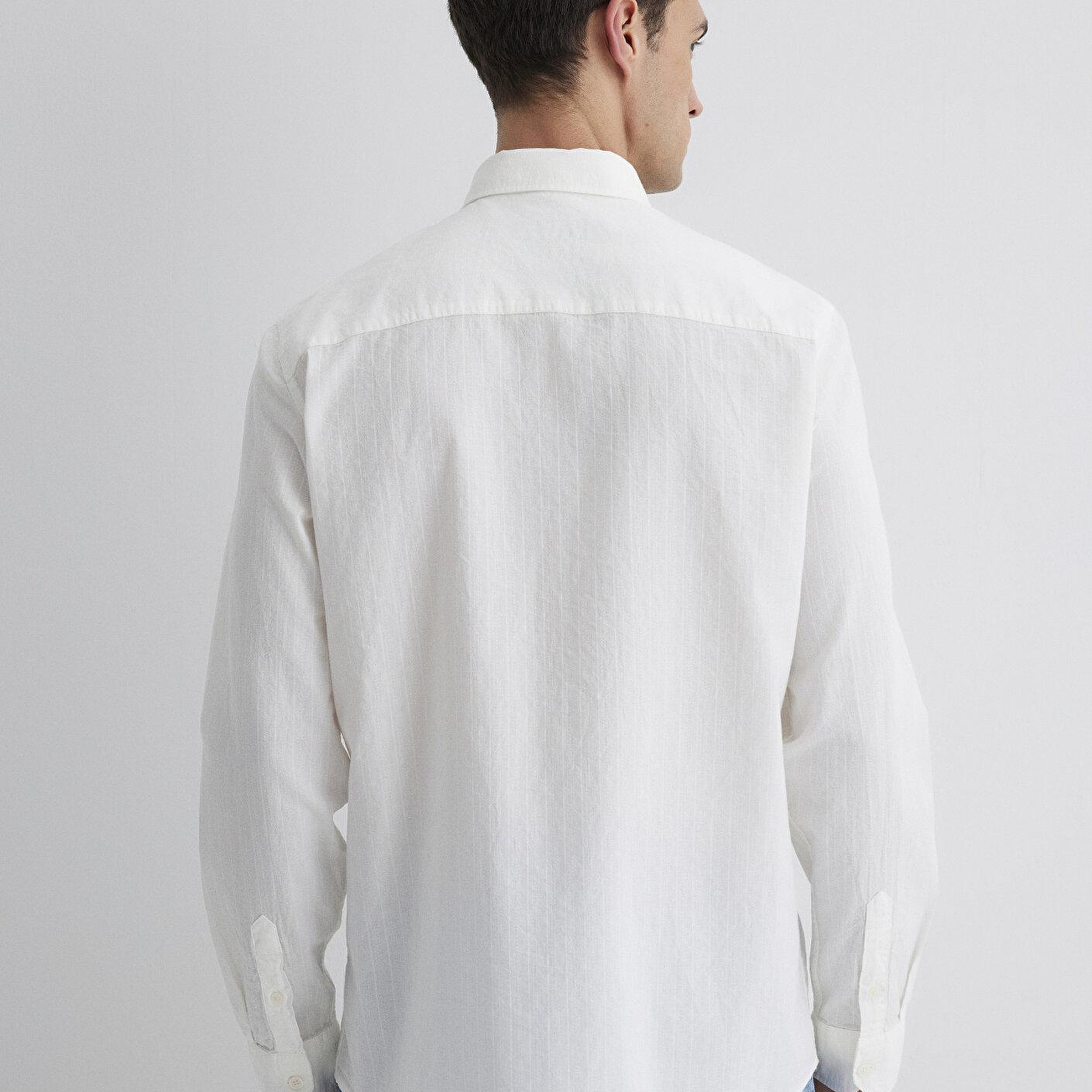 Mavi Ekru Gömlek Regular Fit / Normal Kesim 0211623-70057