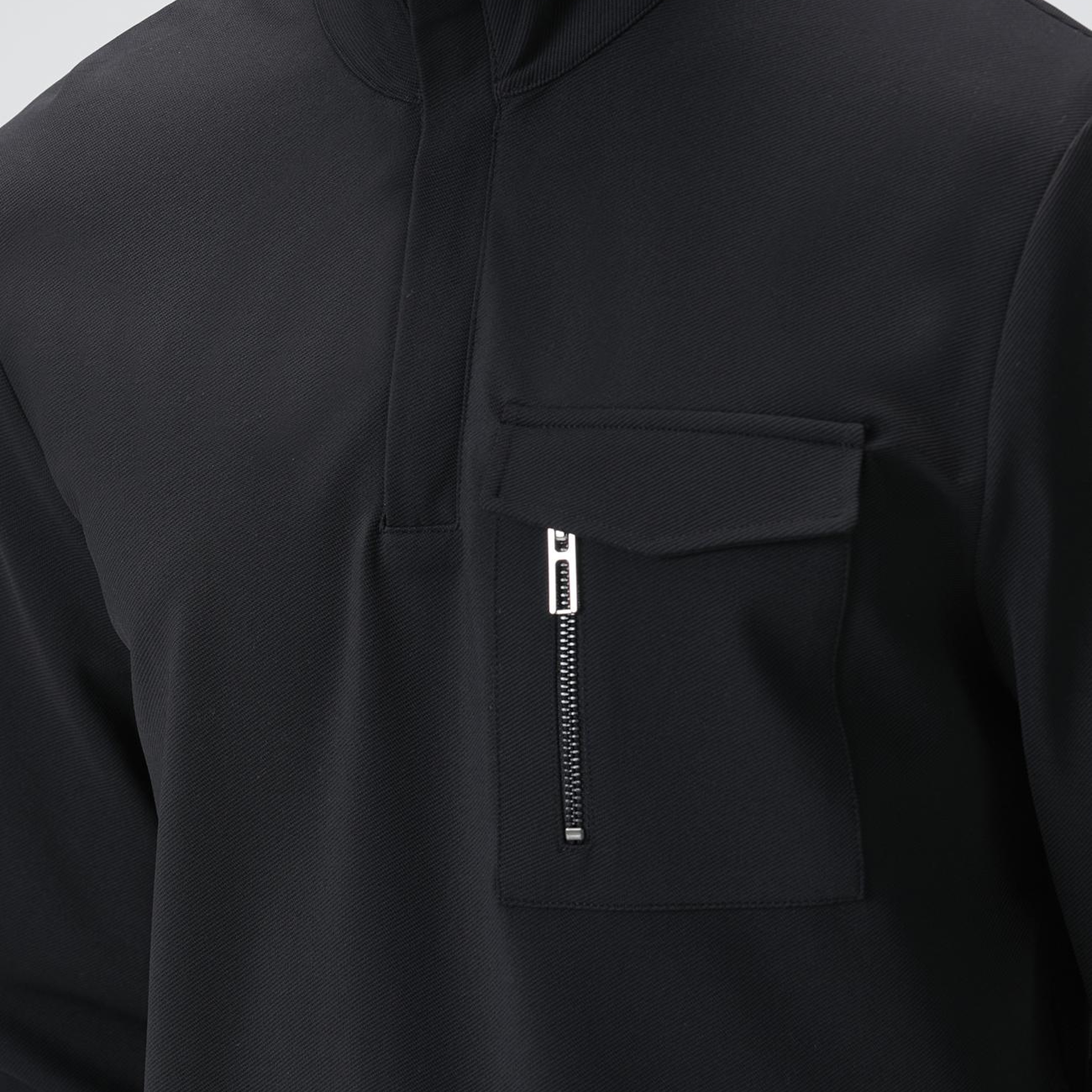 Network Erkek N-Tech Siyah Göğüs Cep Detaylı Sweatshirt