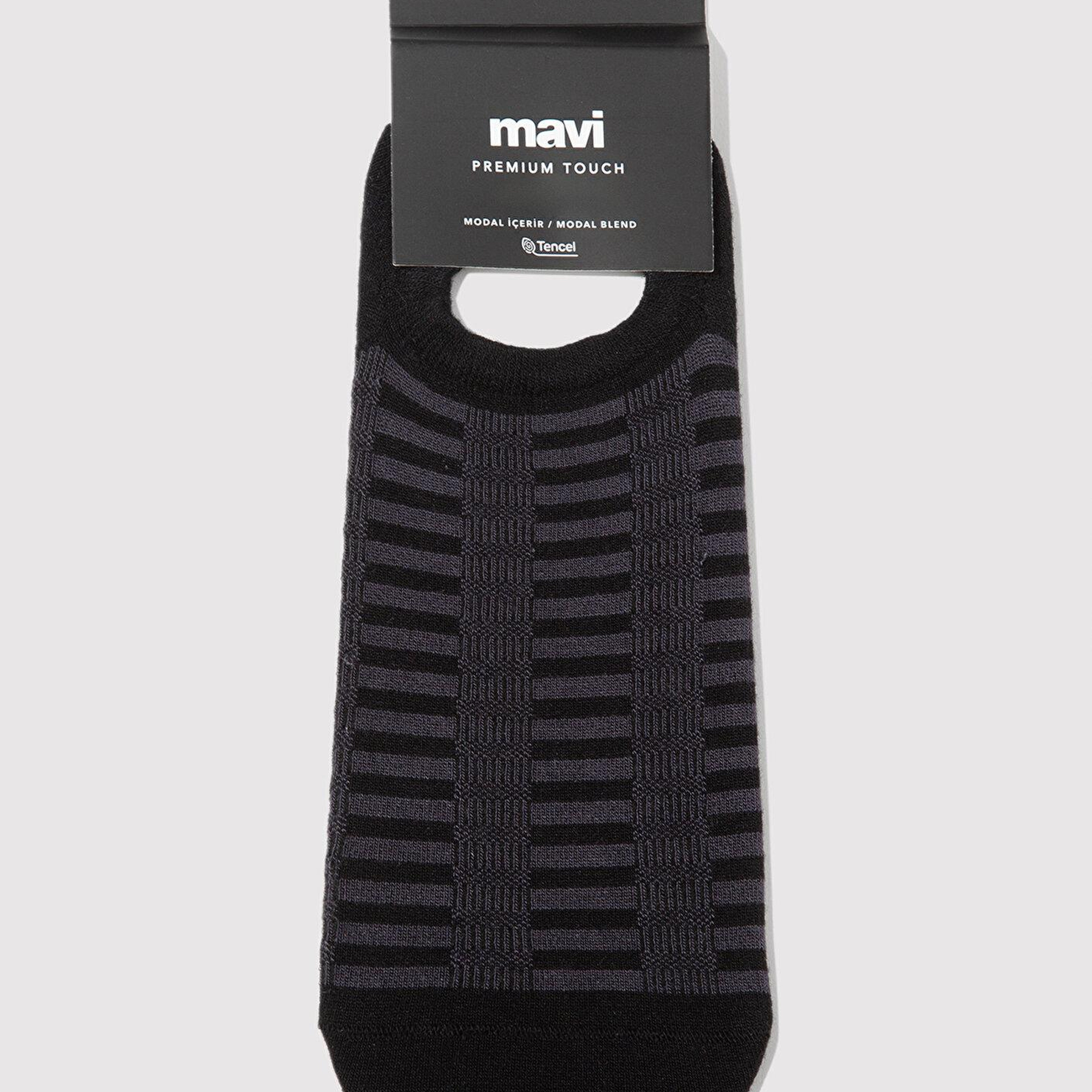 Mavi Siyah Babet Çorabı 0912206-900