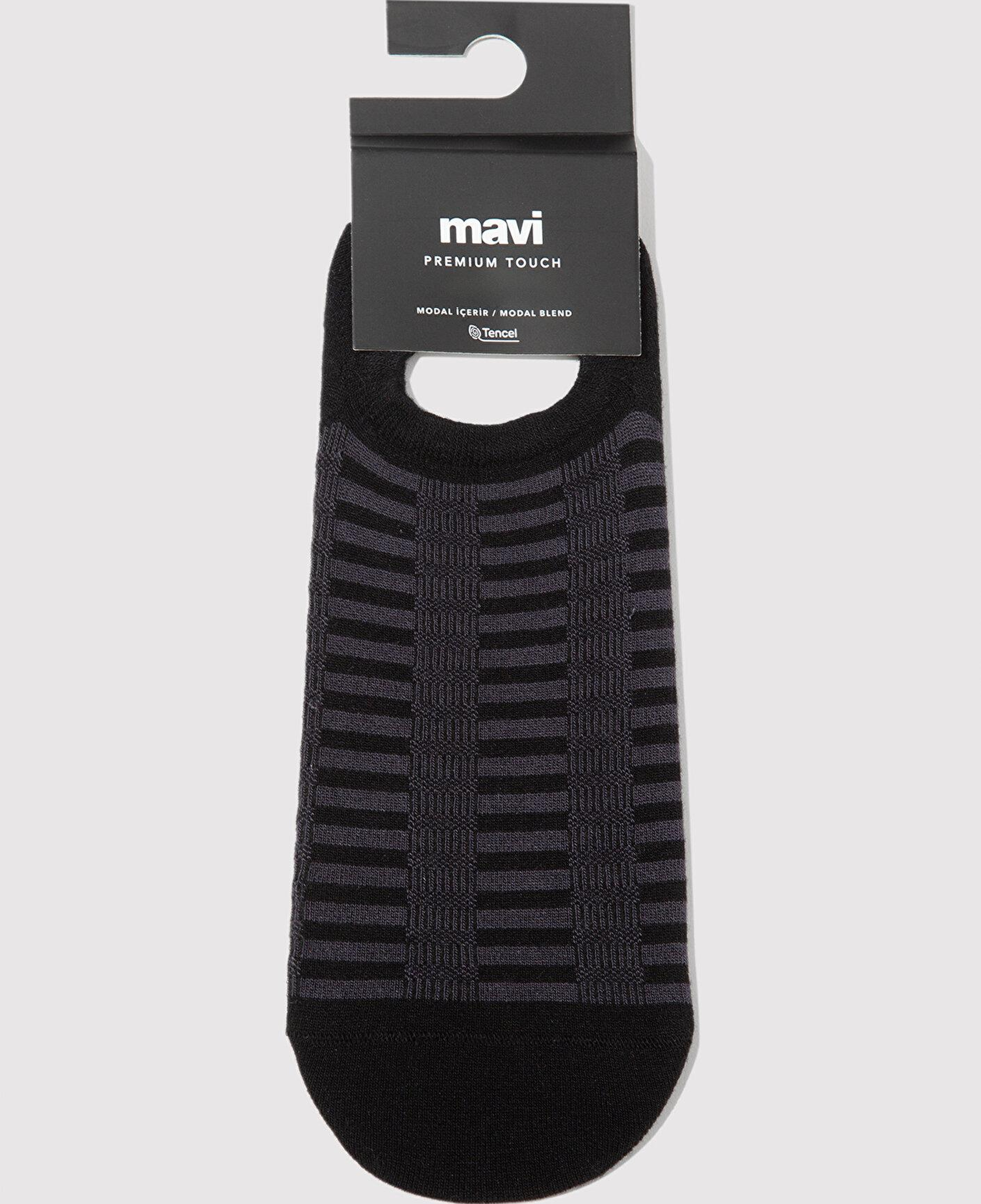 Mavi Siyah Babet Çorabı 0912206-900