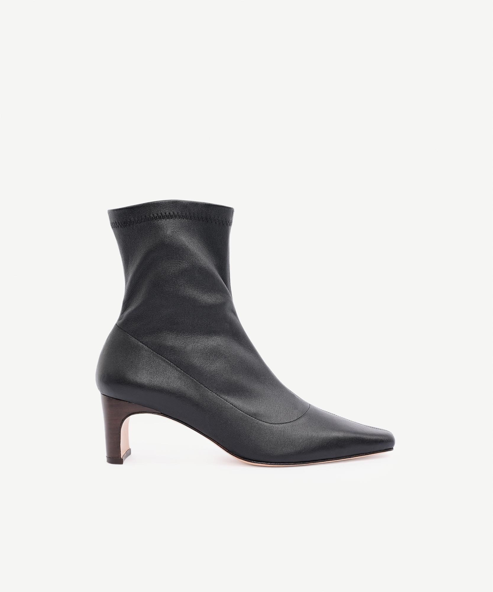 YARGICI Deri Topuklu Çorap Bot