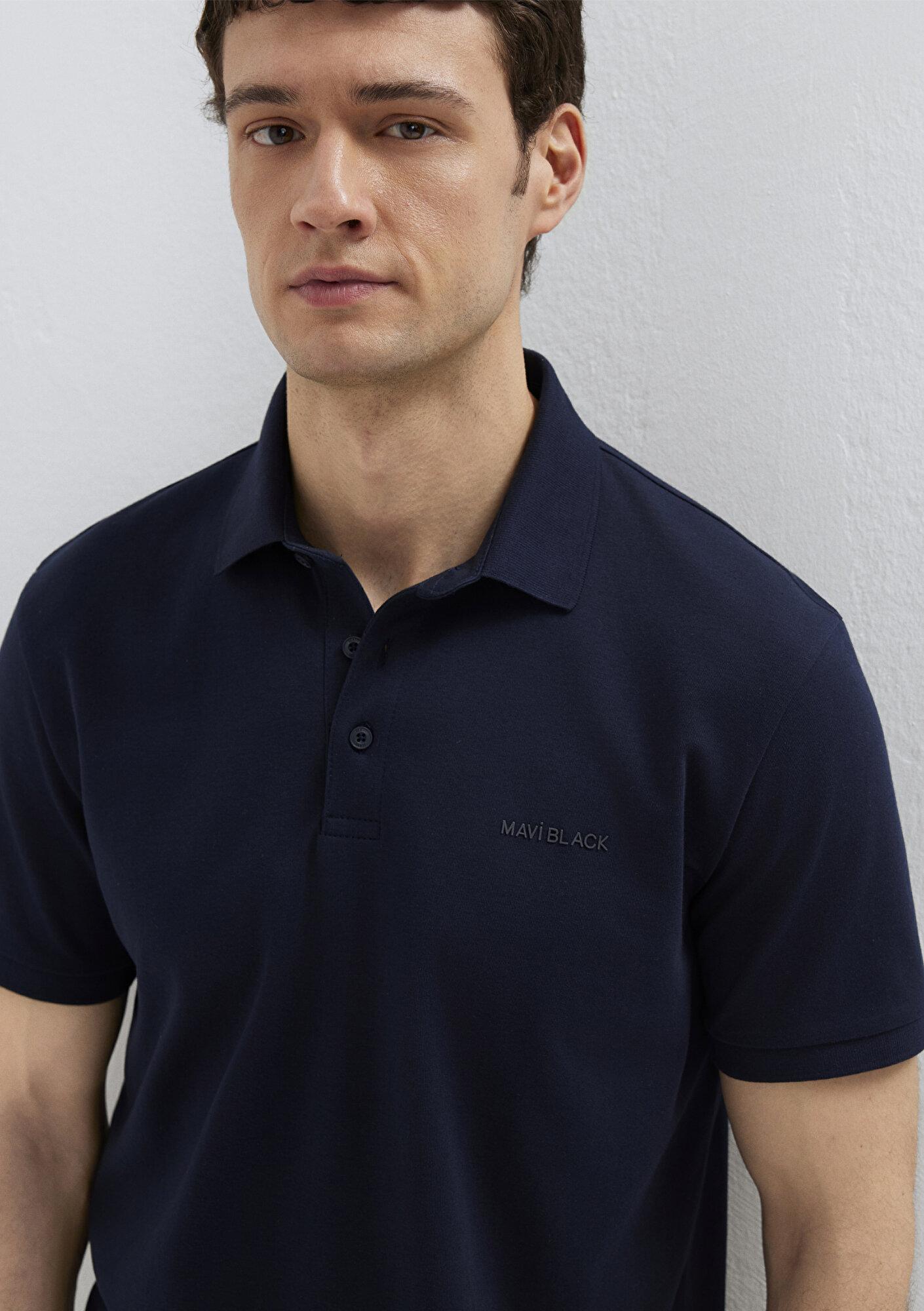 Mavi Mavi Black Lacivert Polo Tişört Regular Fit / Normal Kesim 0612520-86623