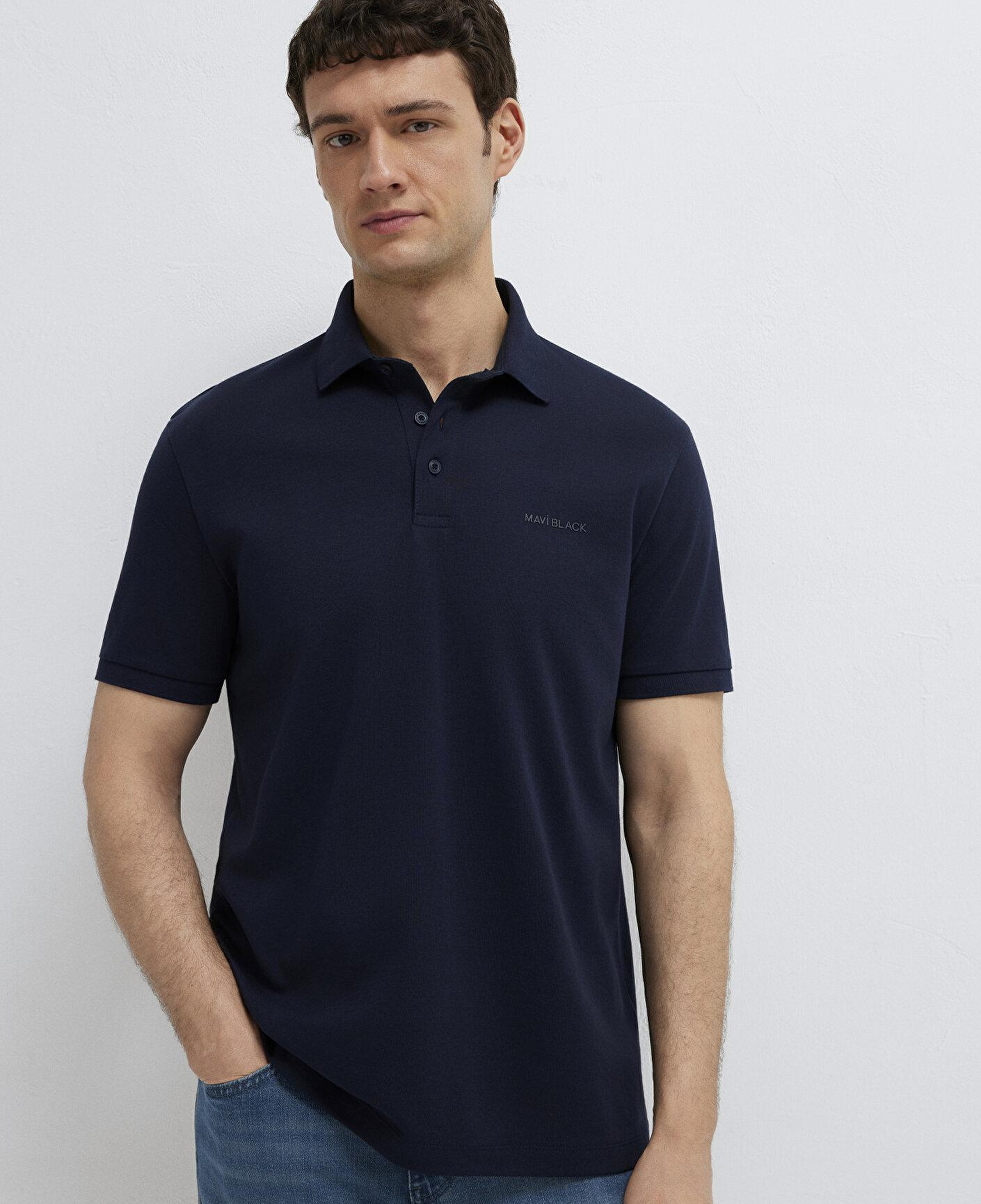 Mavi Mavi Black Lacivert Polo Tişört Regular Fit / Normal Kesim 0612520-86623