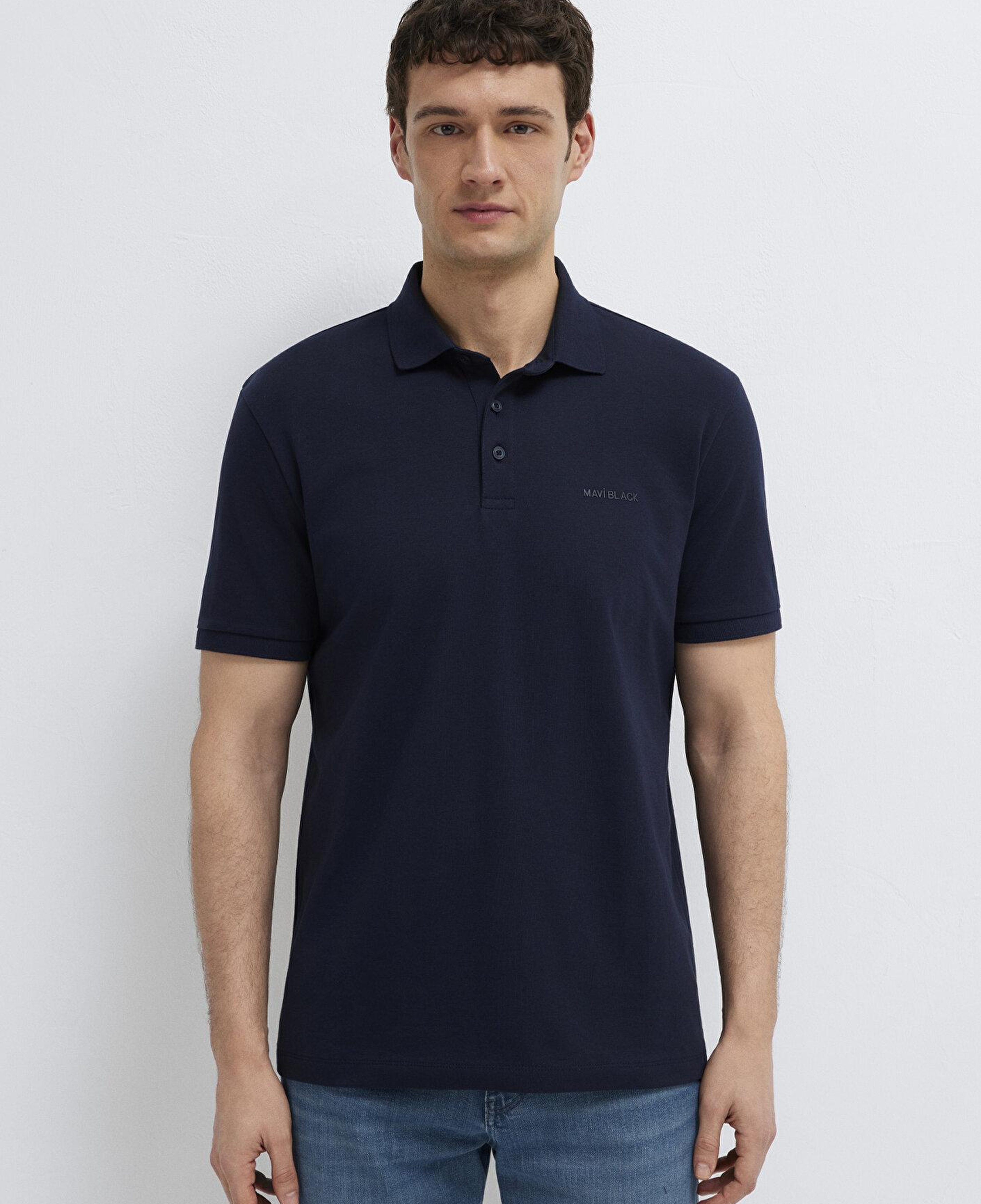 Mavi Mavi Black Lacivert Polo Tişört Regular Fit / Normal Kesim 0612520-86623