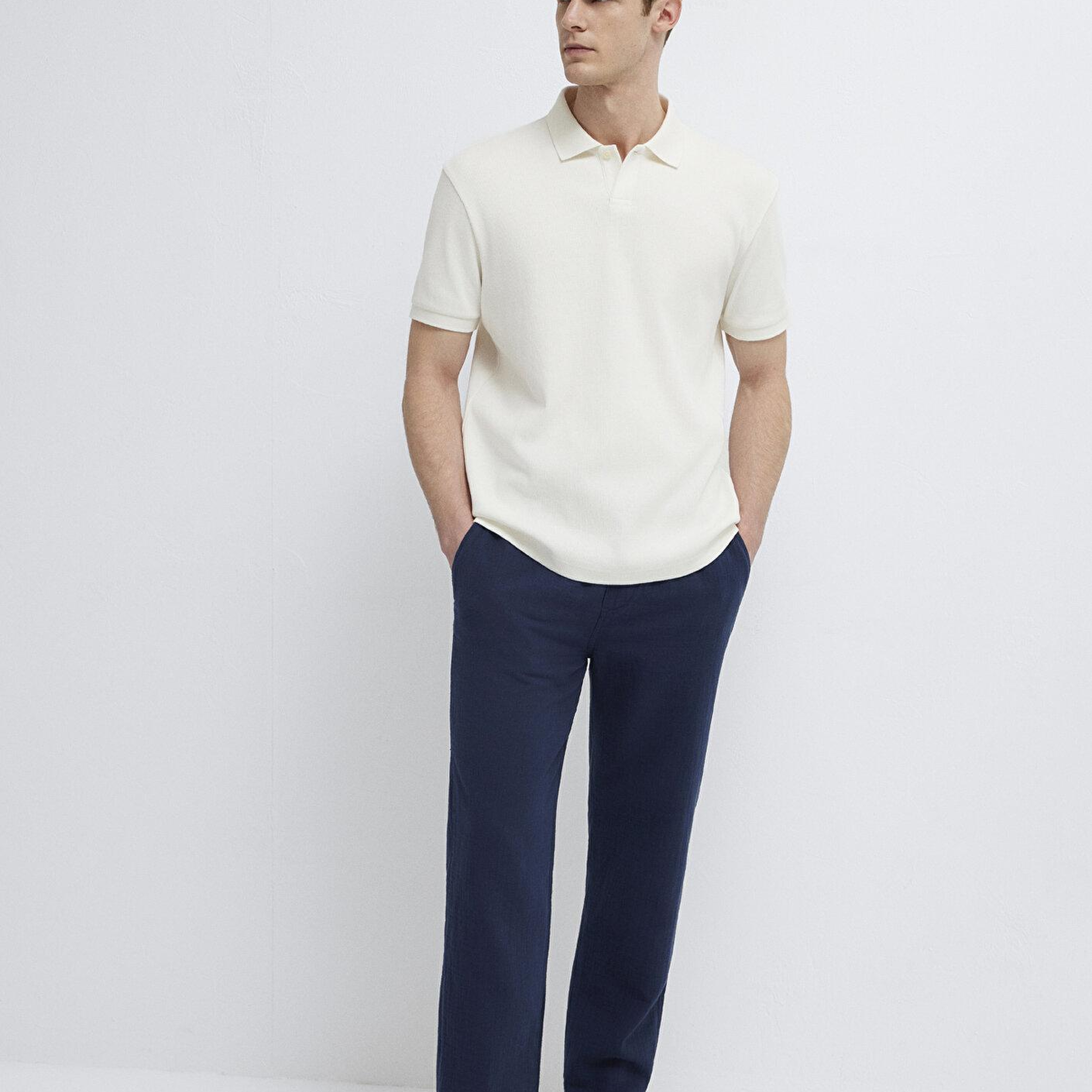 Mavi Beli Lastikli Lacivert Pantolon 0010596-70490