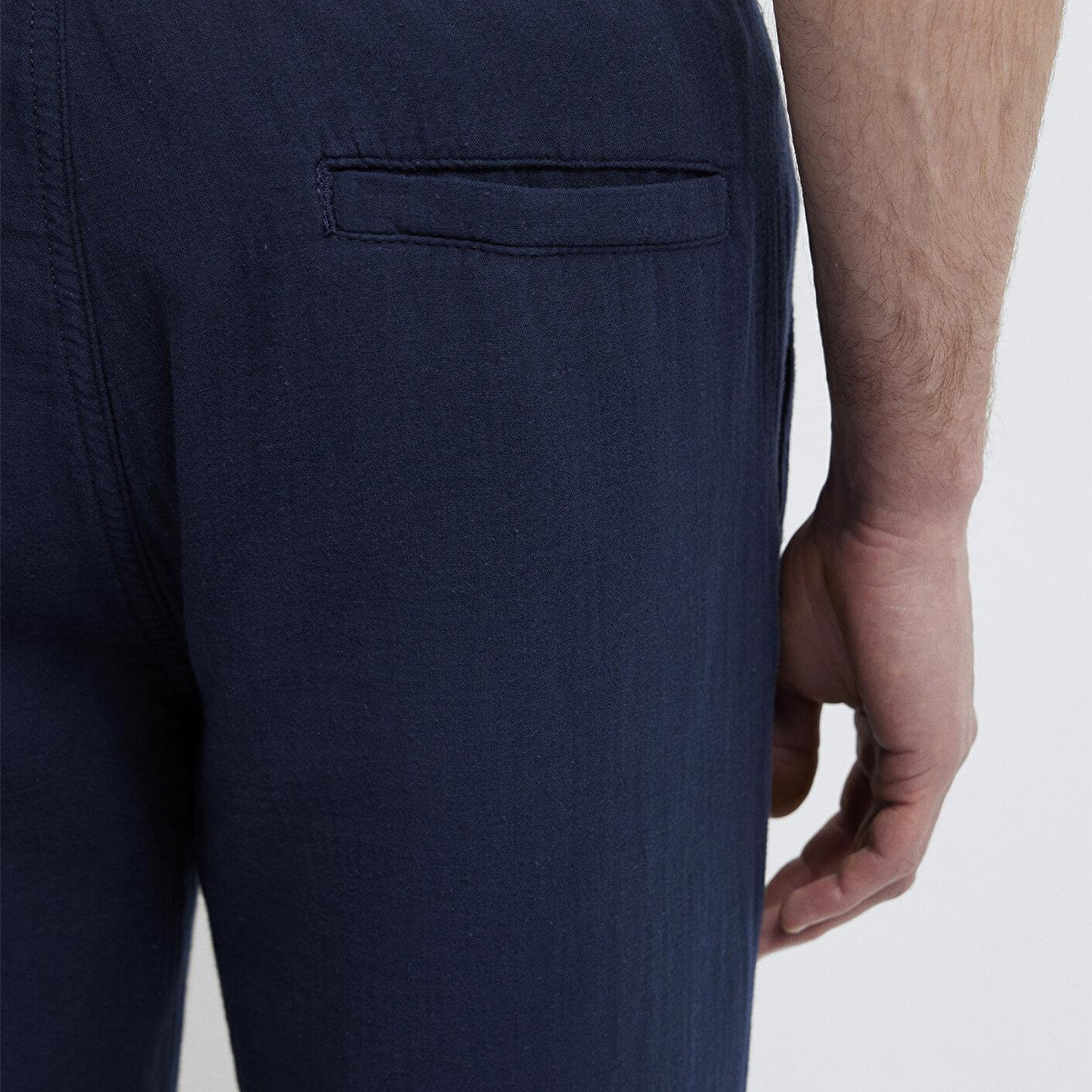 Mavi Beli Lastikli Lacivert Pantolon 0010596-70490