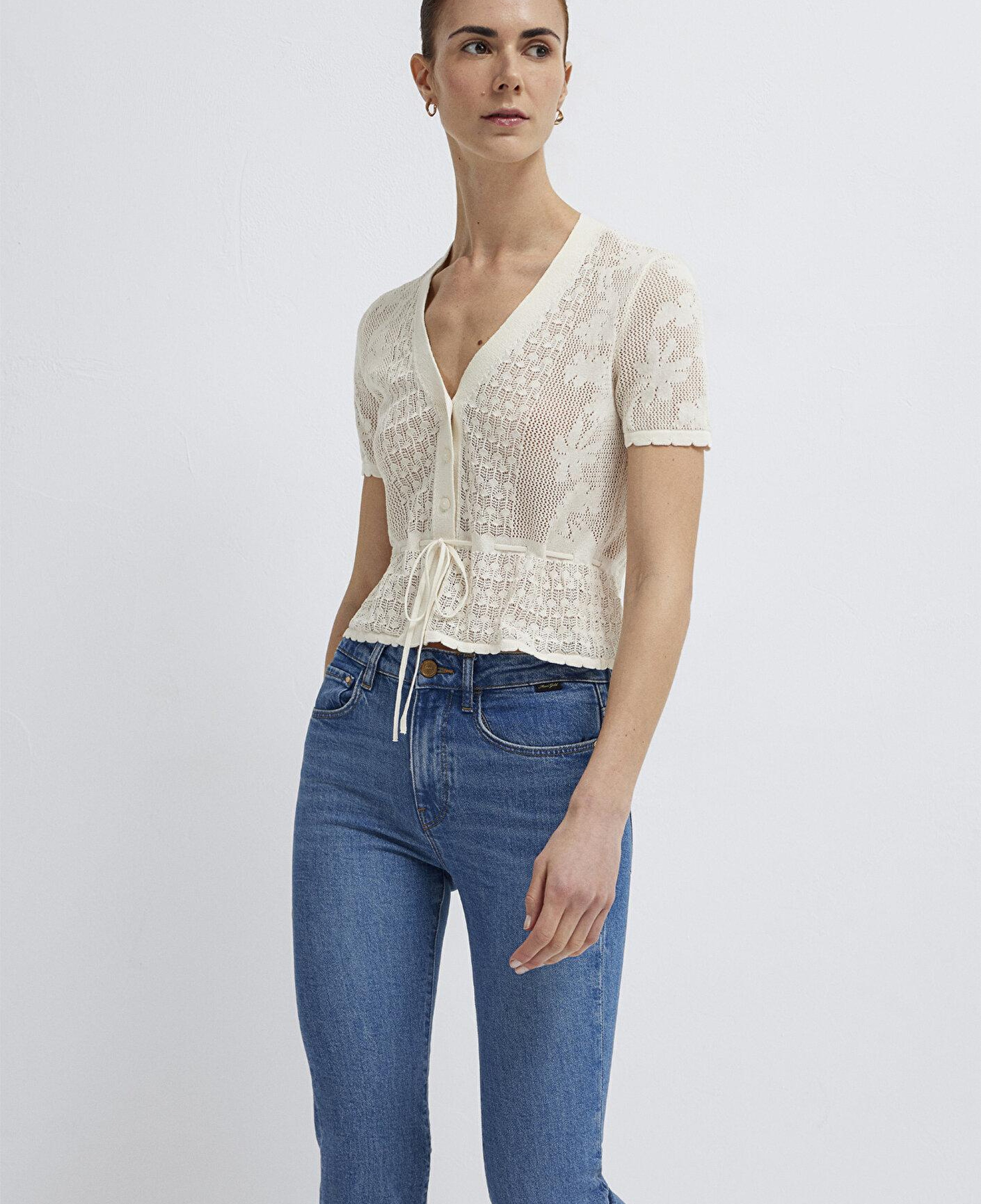 Mavi Ekru Hırka Slim Fit / Dar Kesim 1710888-70057