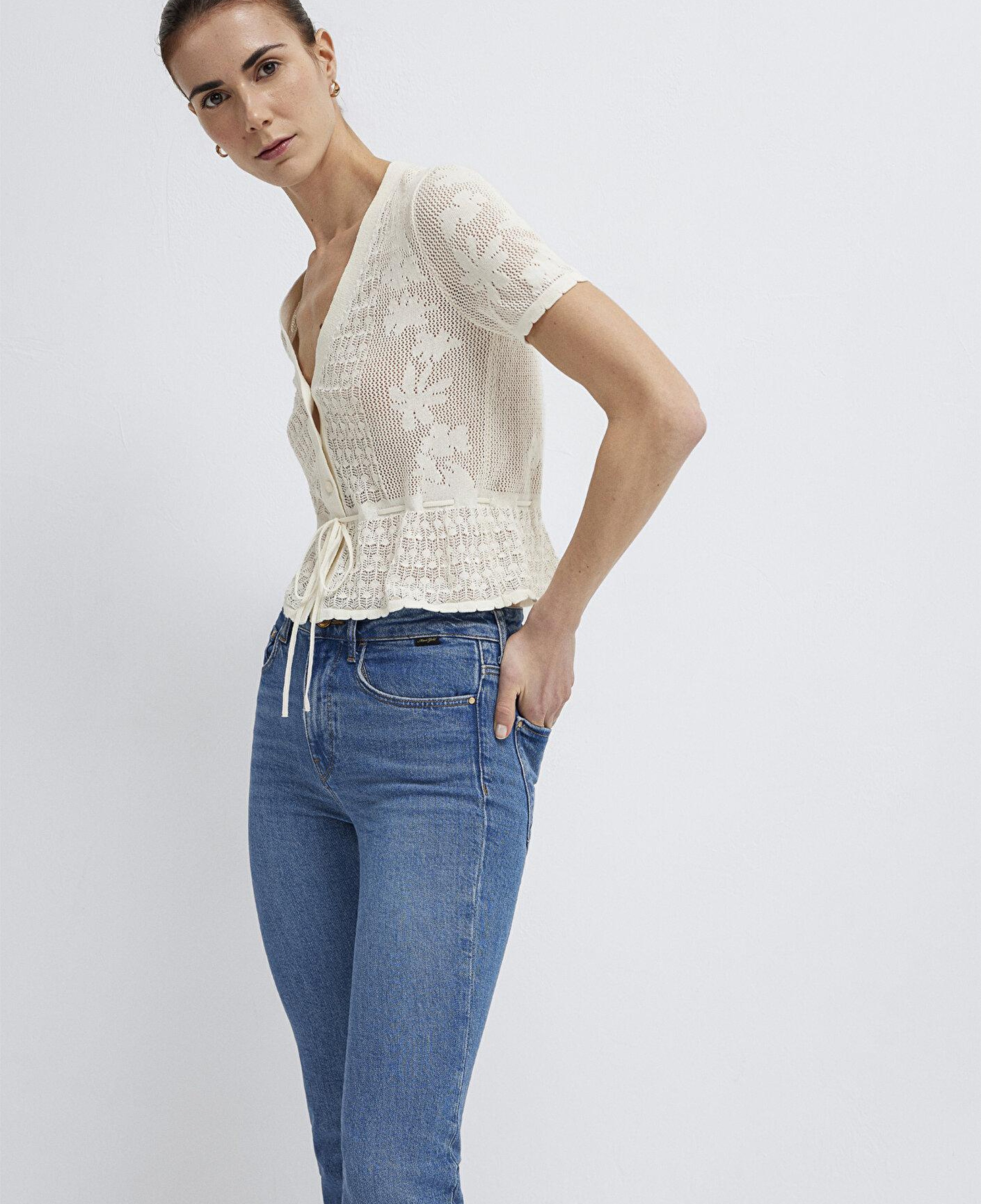 Mavi Ekru Hırka Slim Fit / Dar Kesim 1710888-70057