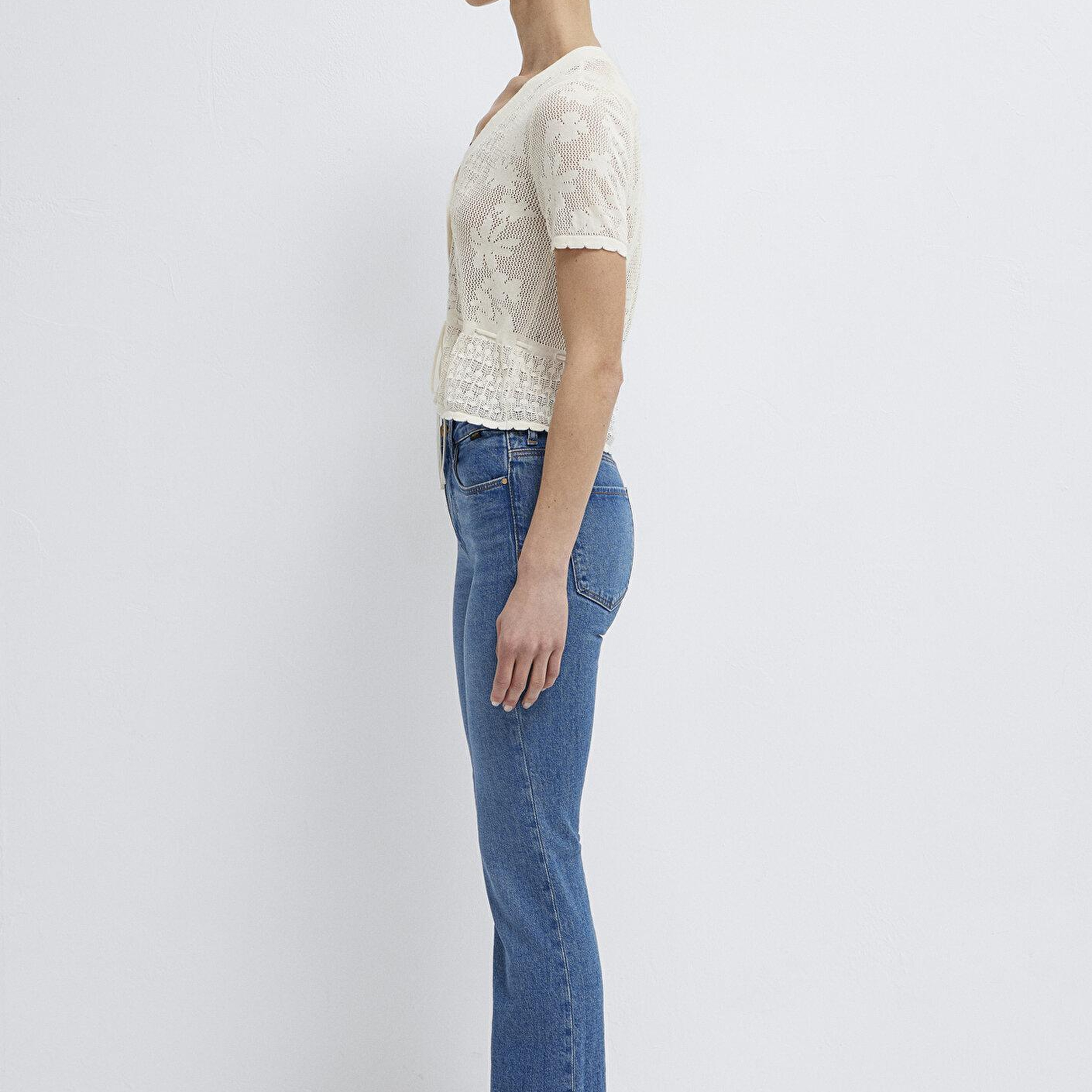 Mavi Ekru Hırka Slim Fit / Dar Kesim 1710888-70057