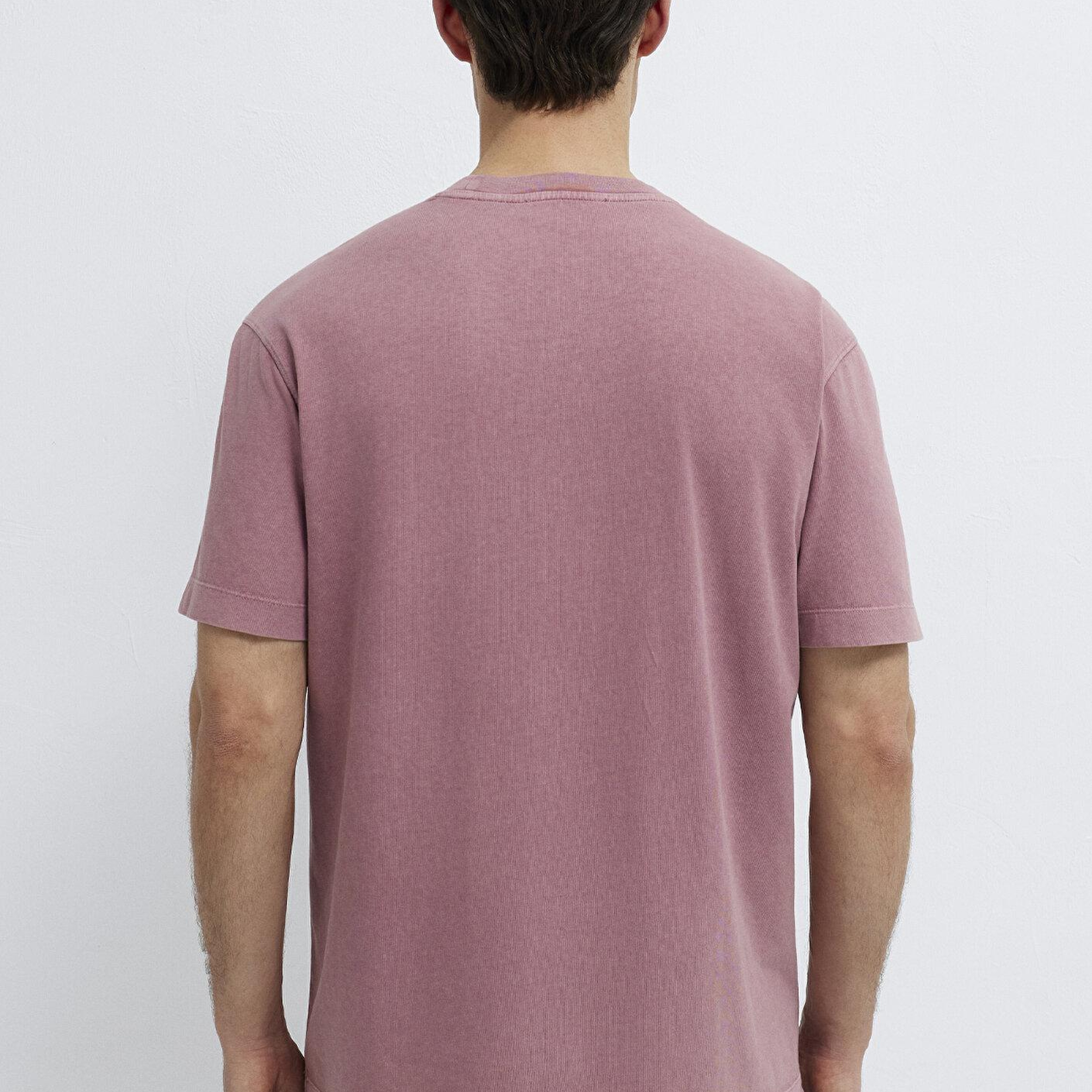 Mavi Pembe Basic Tişört Loose Fit / Bol Rahat Kesim 0613312-70948