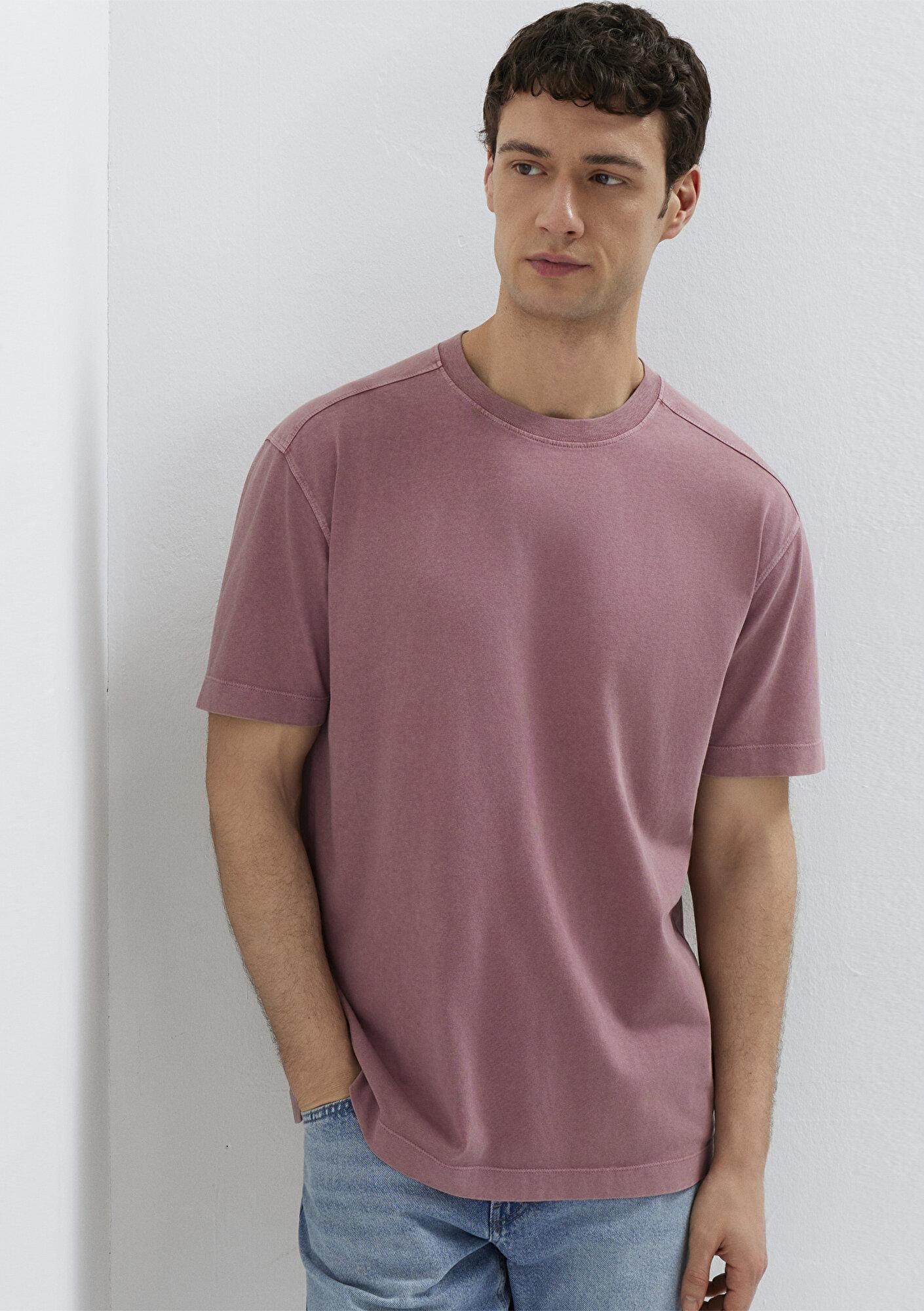 Mavi Pembe Basic Tişört Loose Fit / Bol Rahat Kesim 0613312-70948