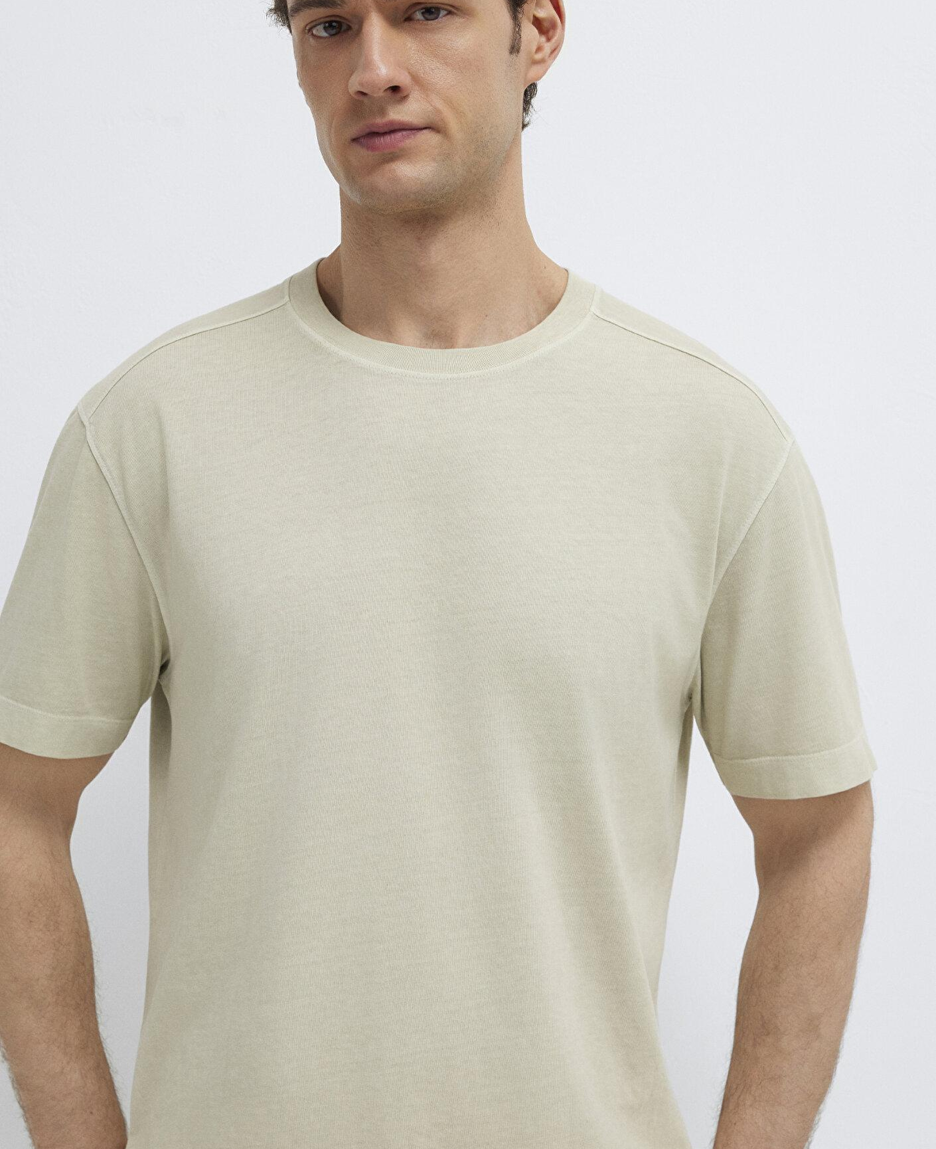 Mavi Kahverengi Basic Tişört Loose Fit / Bol Rahat Kesim 0613312-70322