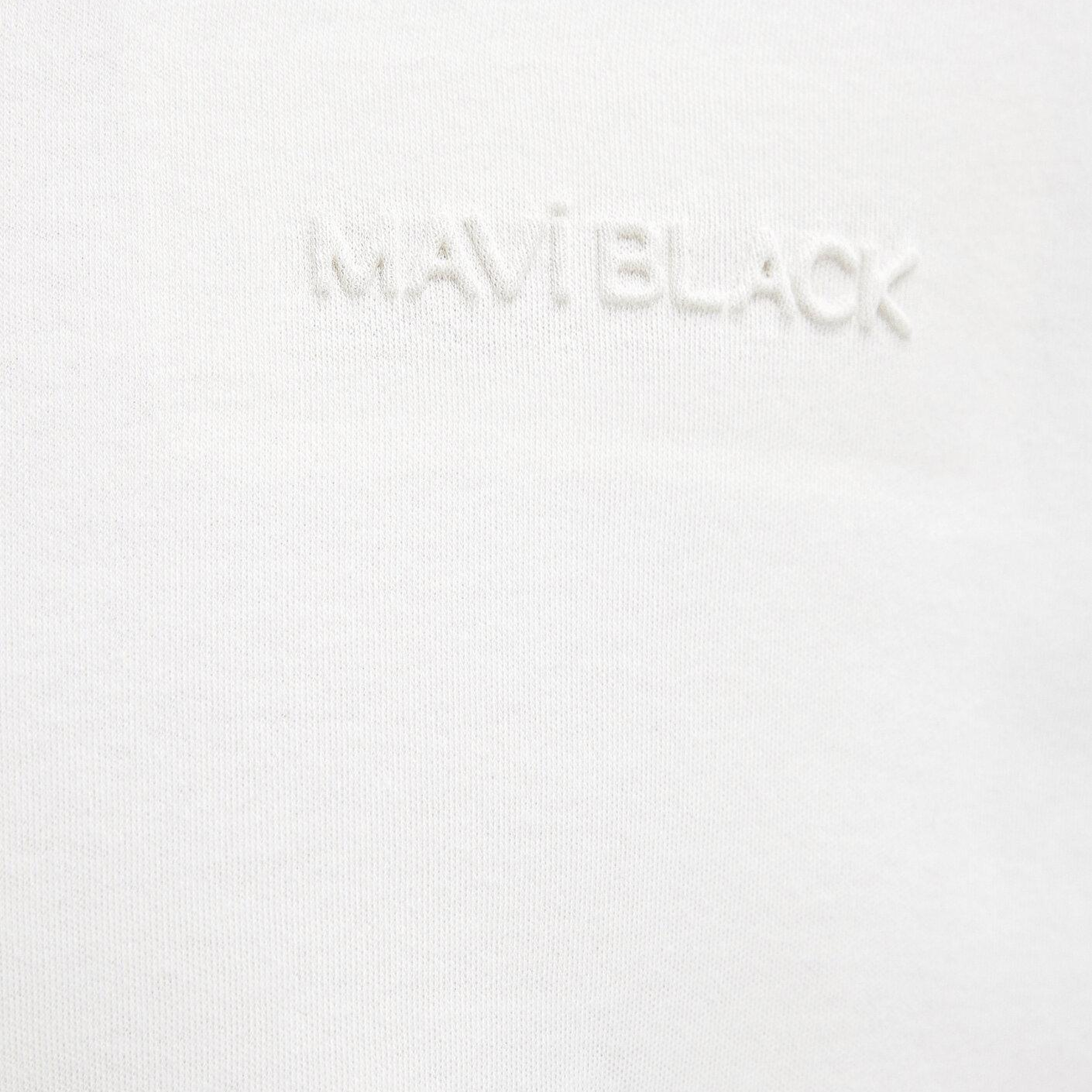 Mavi Mavi Black Ekru Basic Tişört Loose Fit / Bol Rahat Kesim 0612645-70057