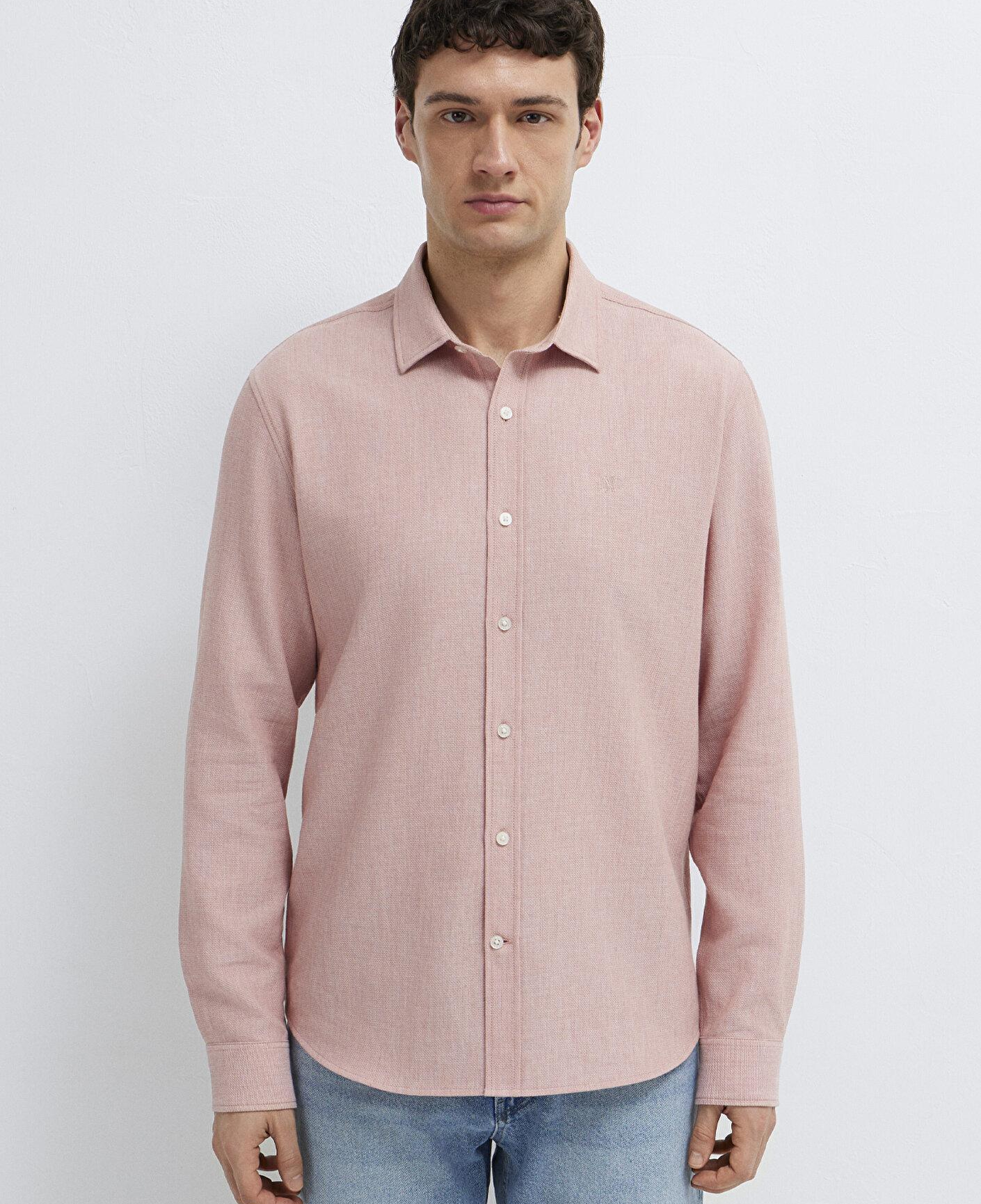 Mavi Pembe Gömlek Slim Fit / Dar Kesim 0211656-71042