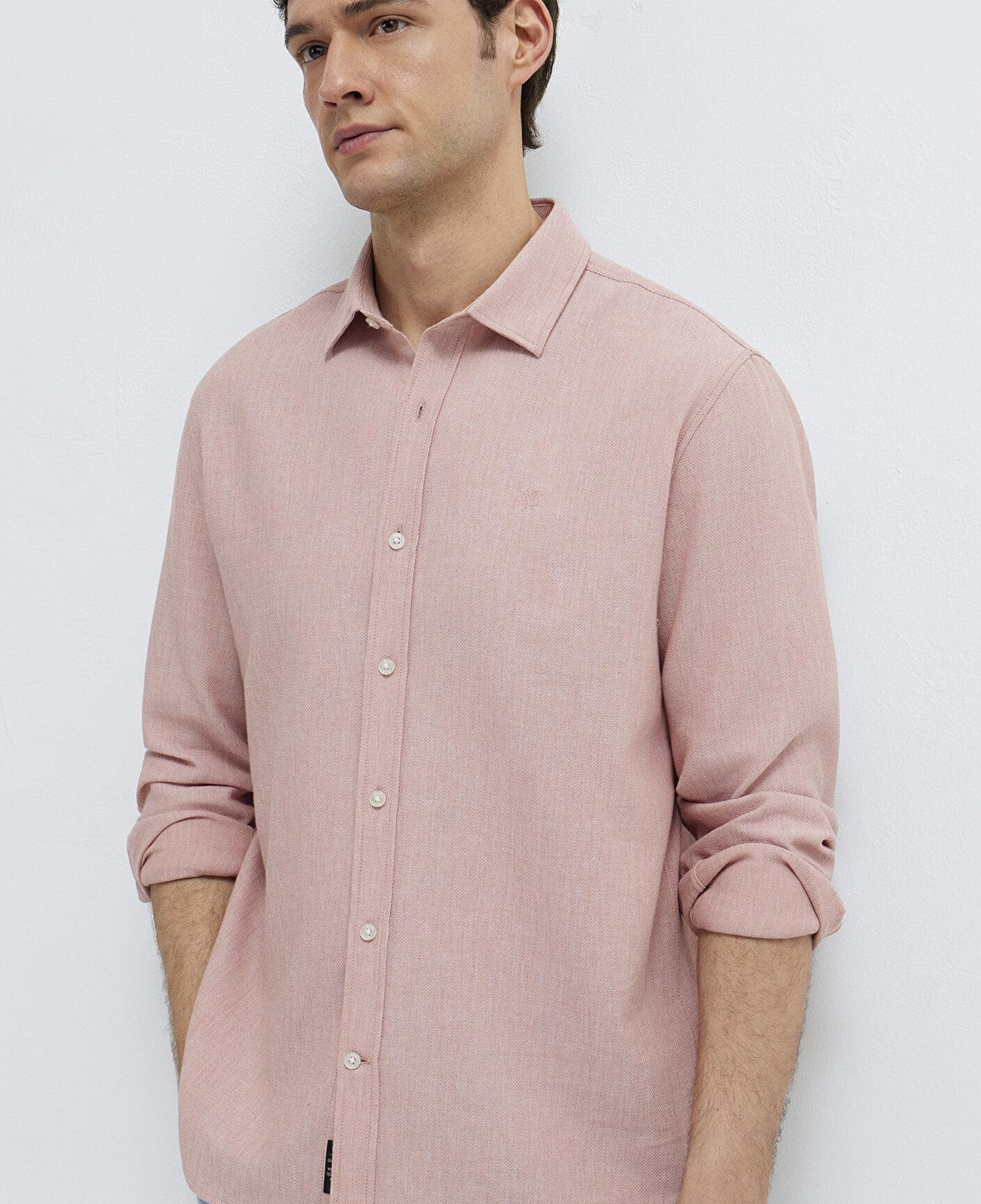Mavi Pembe Gömlek Slim Fit / Dar Kesim 0211656-71042