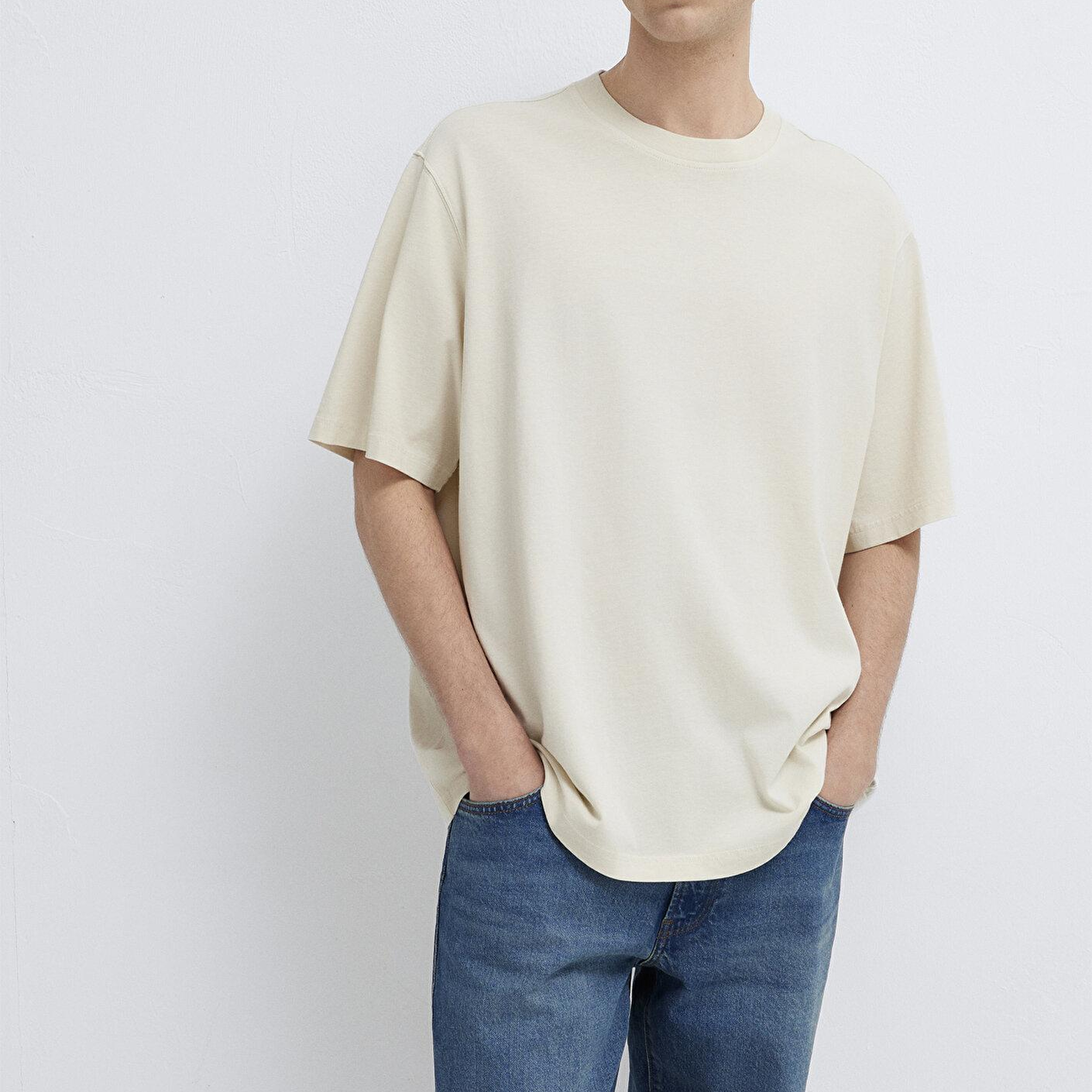 Mavi Gri Basic Tişört Relaxed Fit / Rahat Kesim 0613332-70140