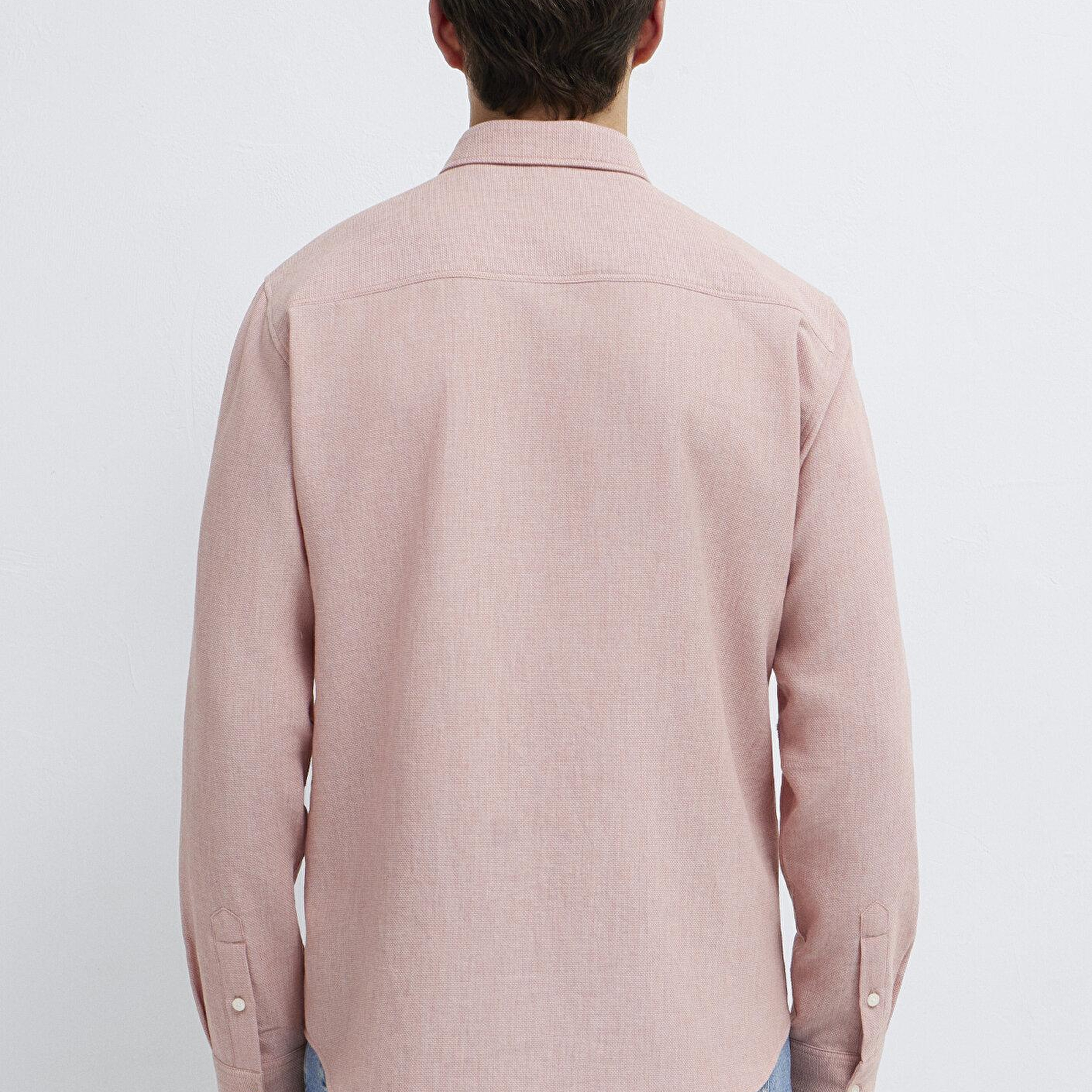 Mavi Pembe Gömlek Slim Fit / Dar Kesim 0211656-71042