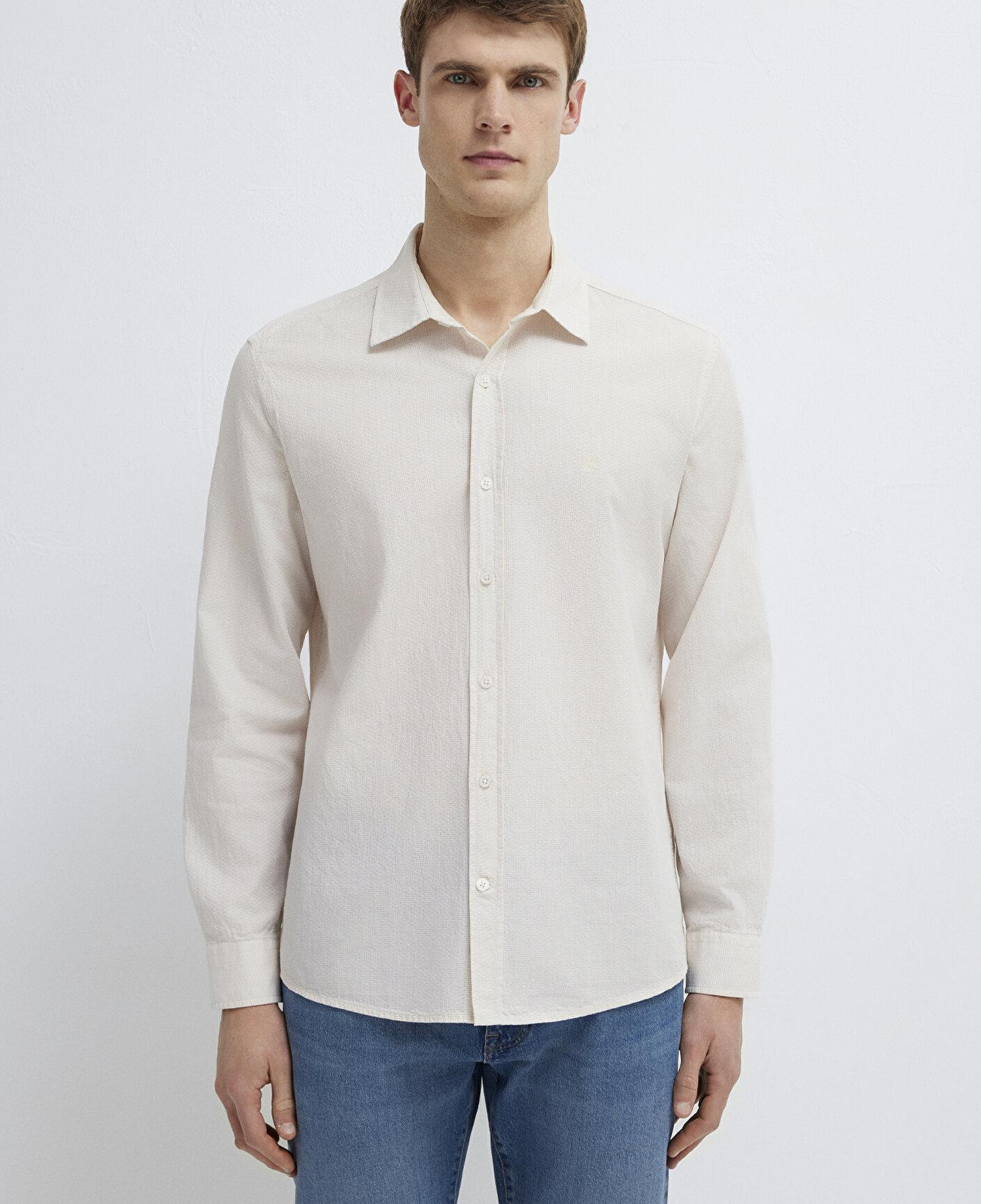 Mavi Gri Gömlek Regular Fit / Normal Kesim 0212012-70145