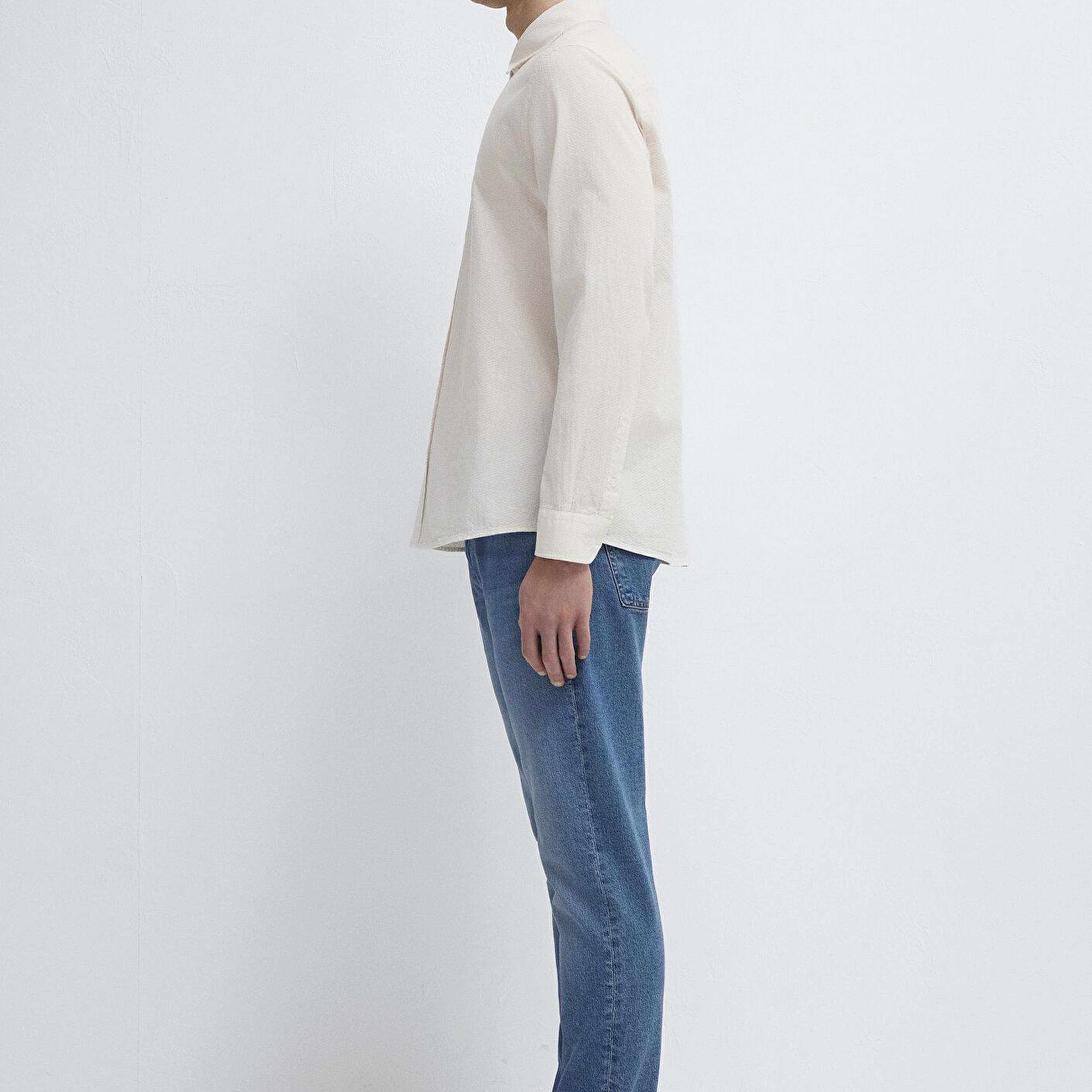 Mavi Gri Gömlek Regular Fit / Normal Kesim 0212012-70145
