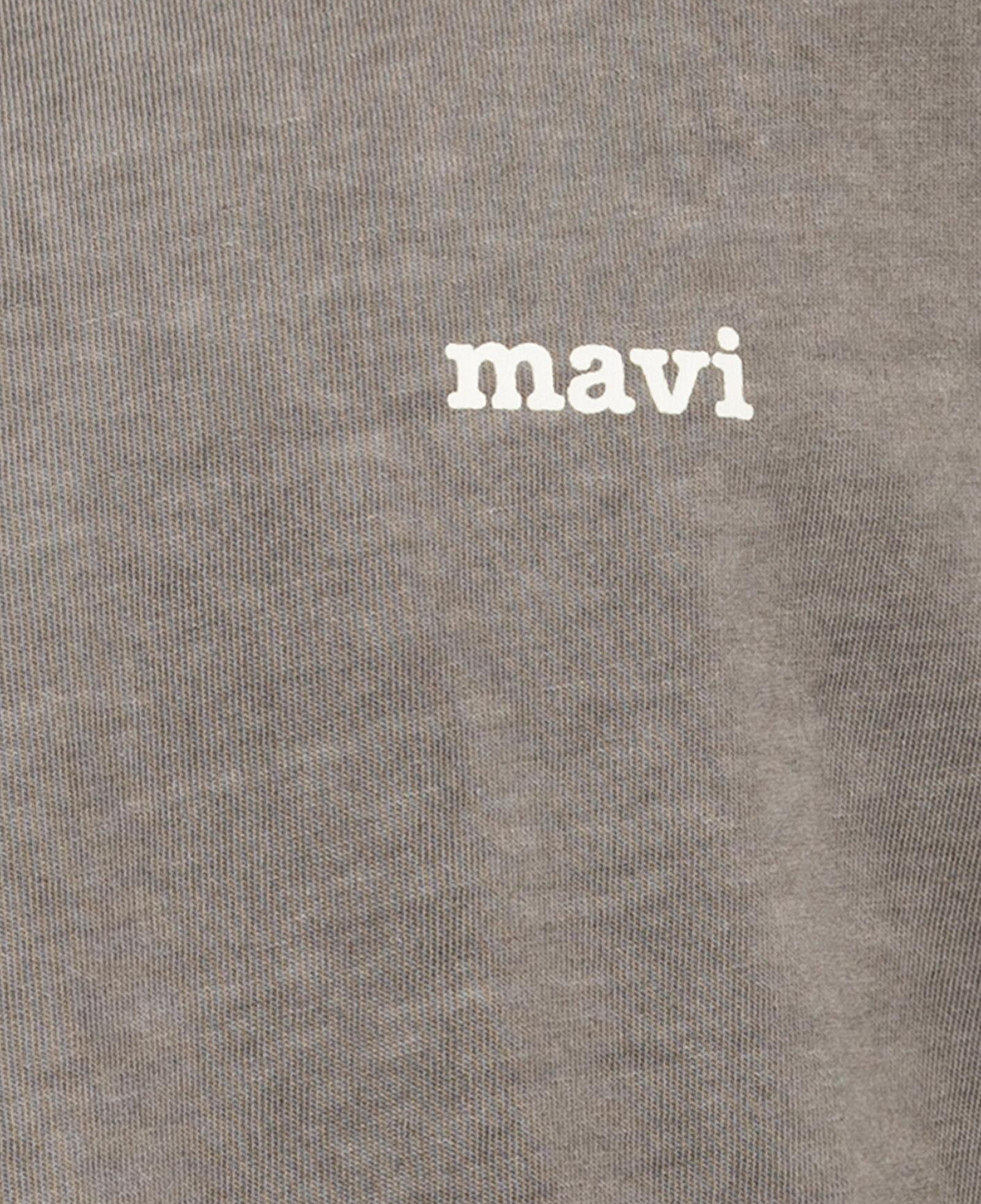 Mavi Mavi Logo Baskılı Gri Tişört Loose Fit / Bol Rahat Kesim 0613346-85309