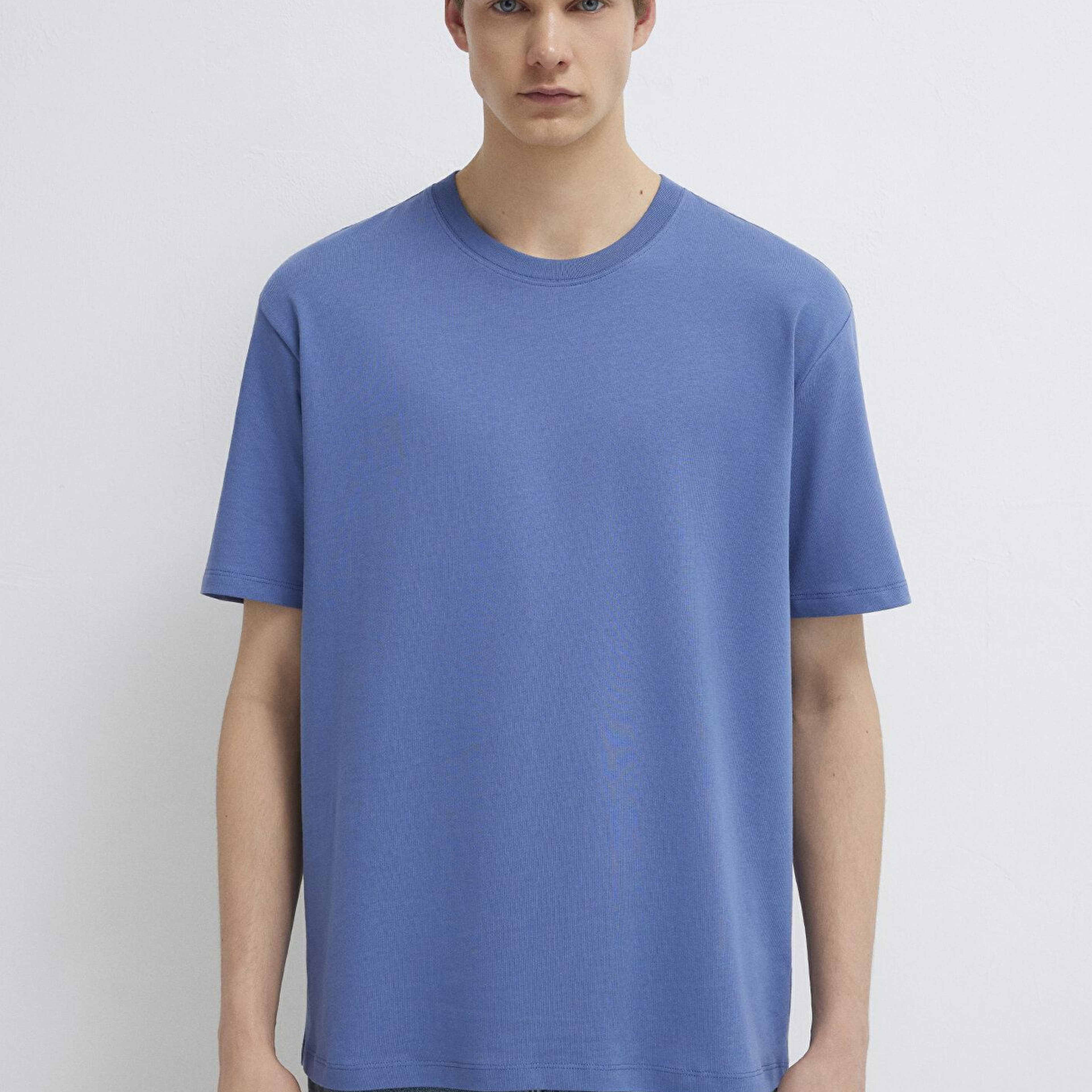 Mavi Mavi Basic Tişört Loose Fit / Bol Rahat Kesim 066249-70738