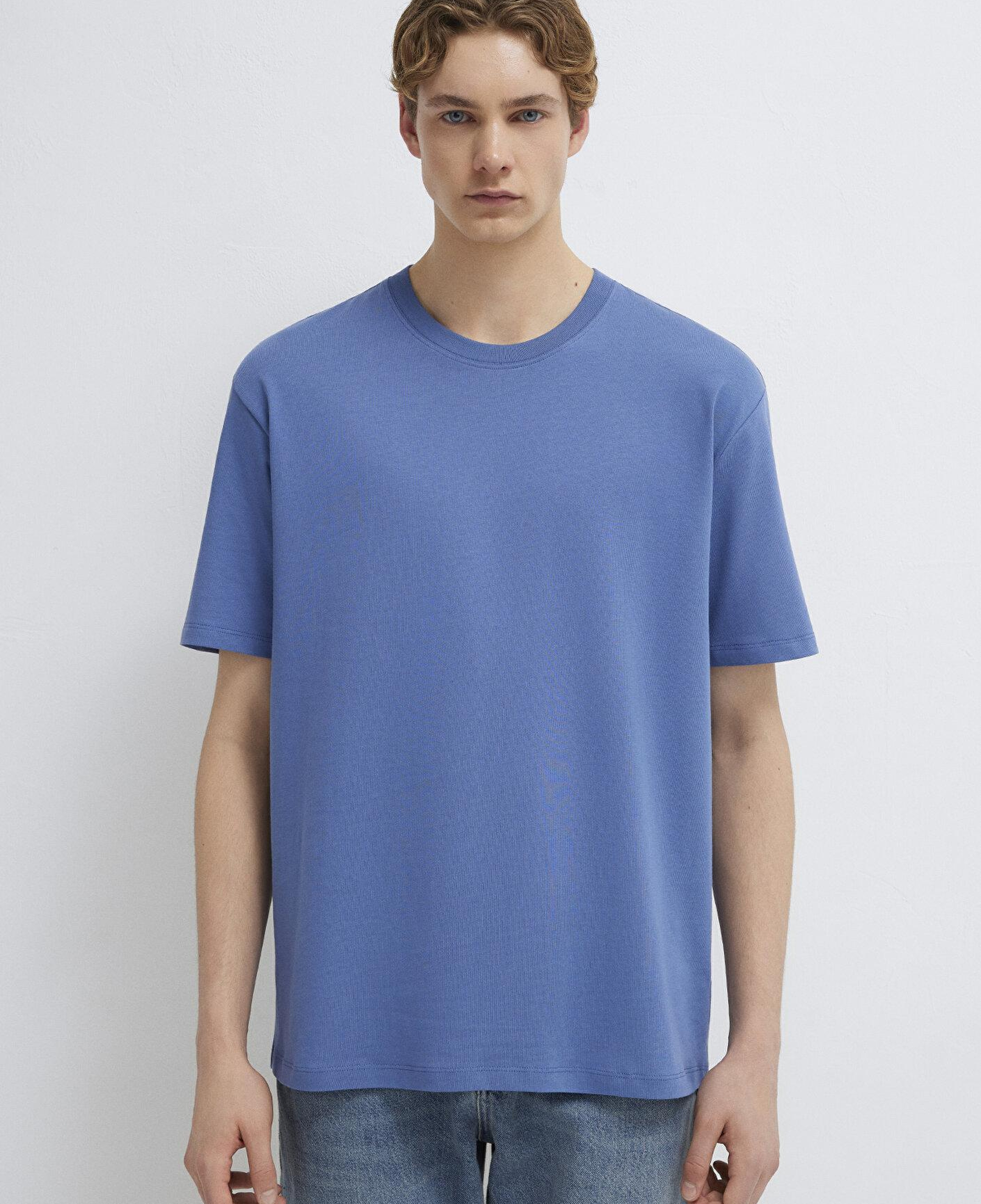 Mavi Mavi Basic Tişört Loose Fit / Bol Rahat Kesim 066249-70738