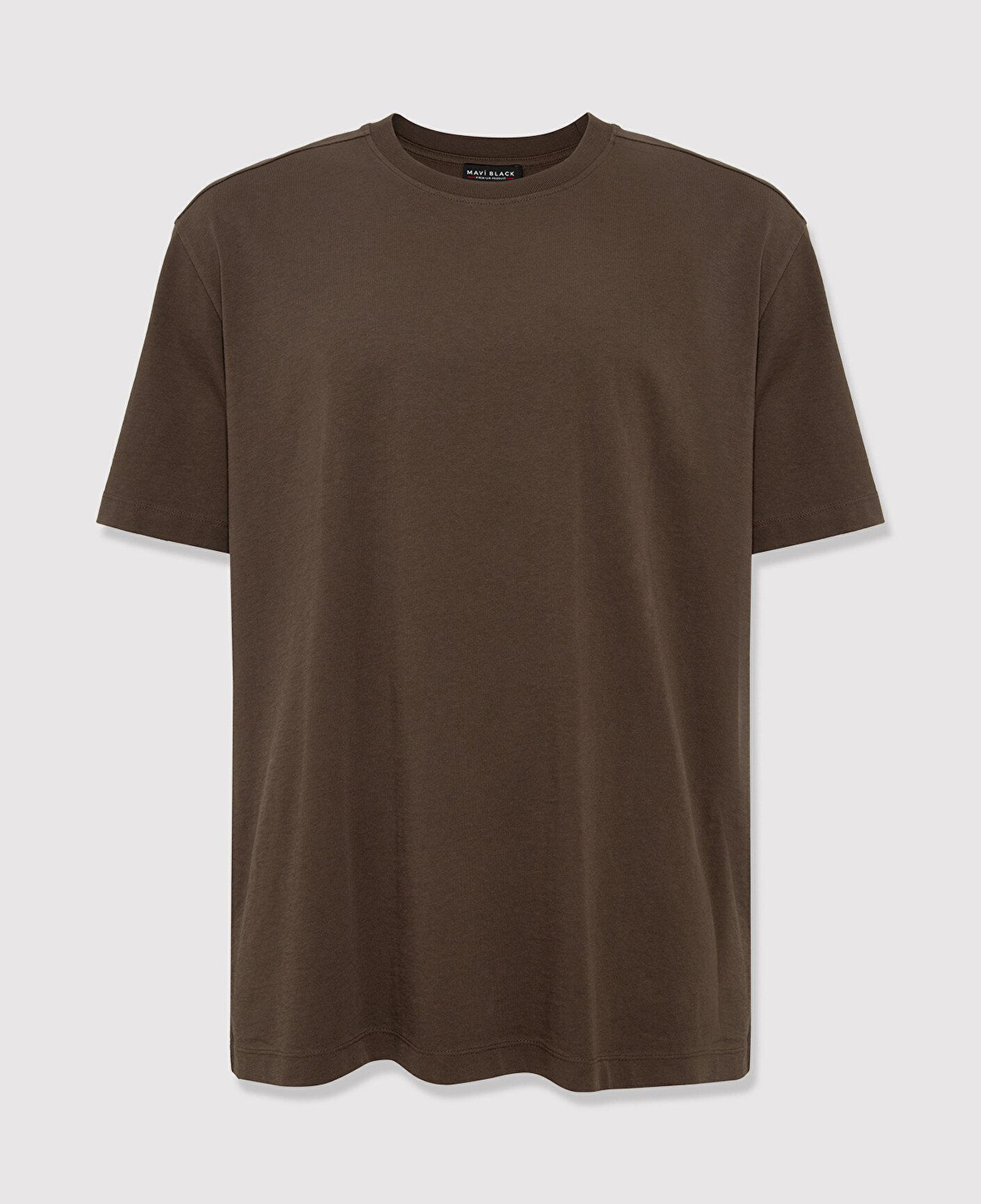 Mavi Yeşil Basic Tişört Loose Fit / Bol Rahat Kesim 0613466-71541