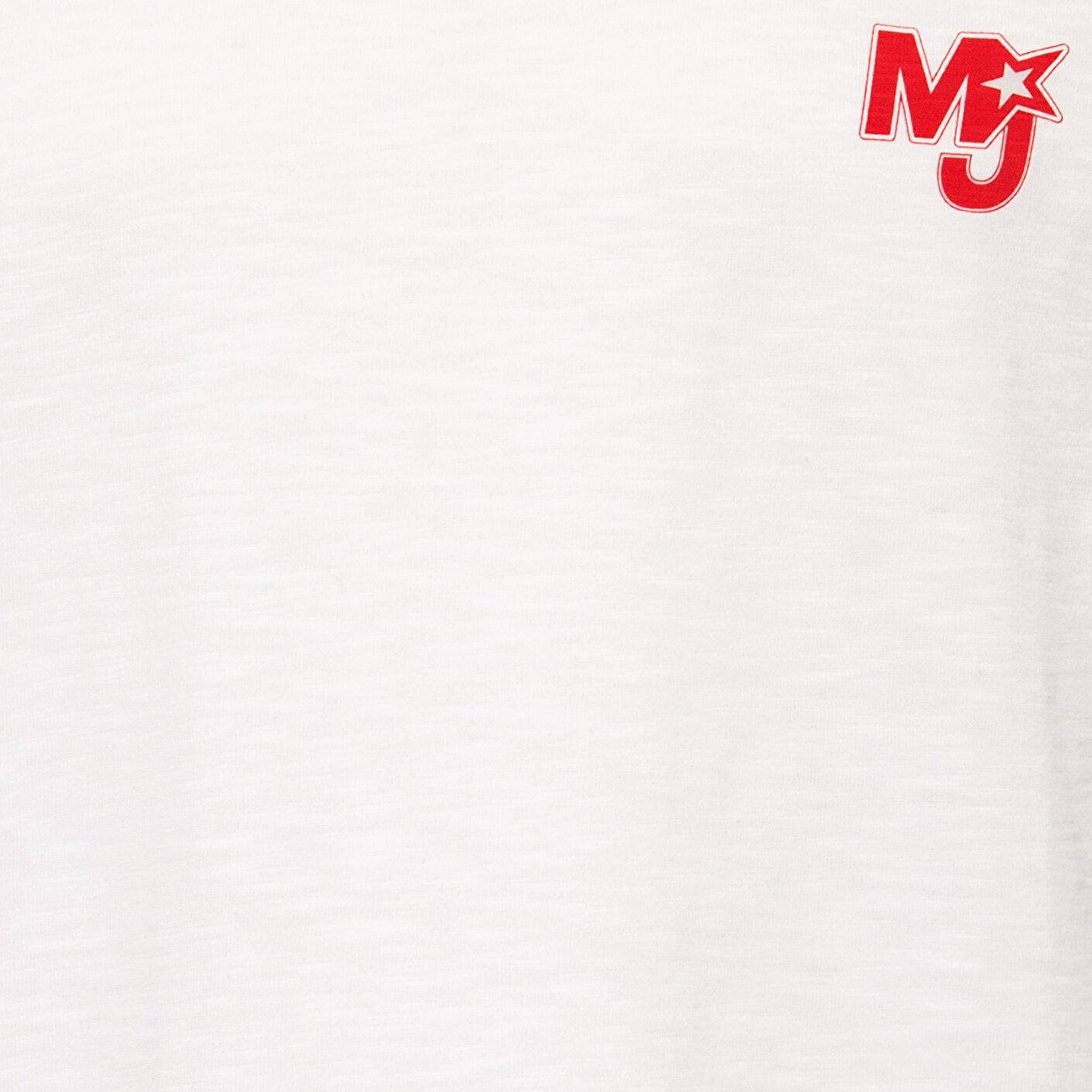 Mavi MJ Baskılı Ekru Tişört Loose Fit / Bol Rahat Kesim 0613323-70057