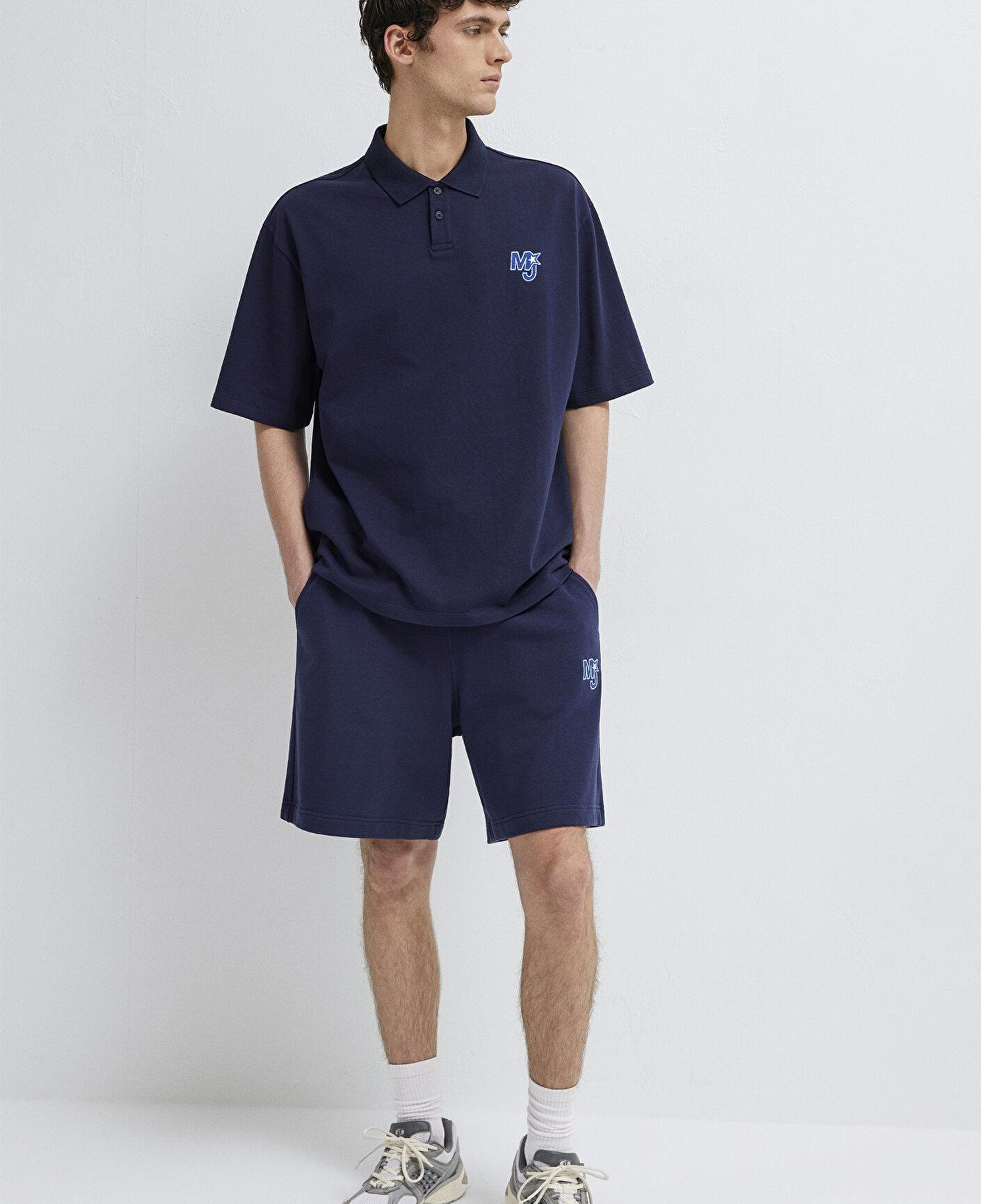 Mavi MJ Patch Logo Lacivert Polo Tişört Relaxed Fit / Rahat Kesim 0613326-70497