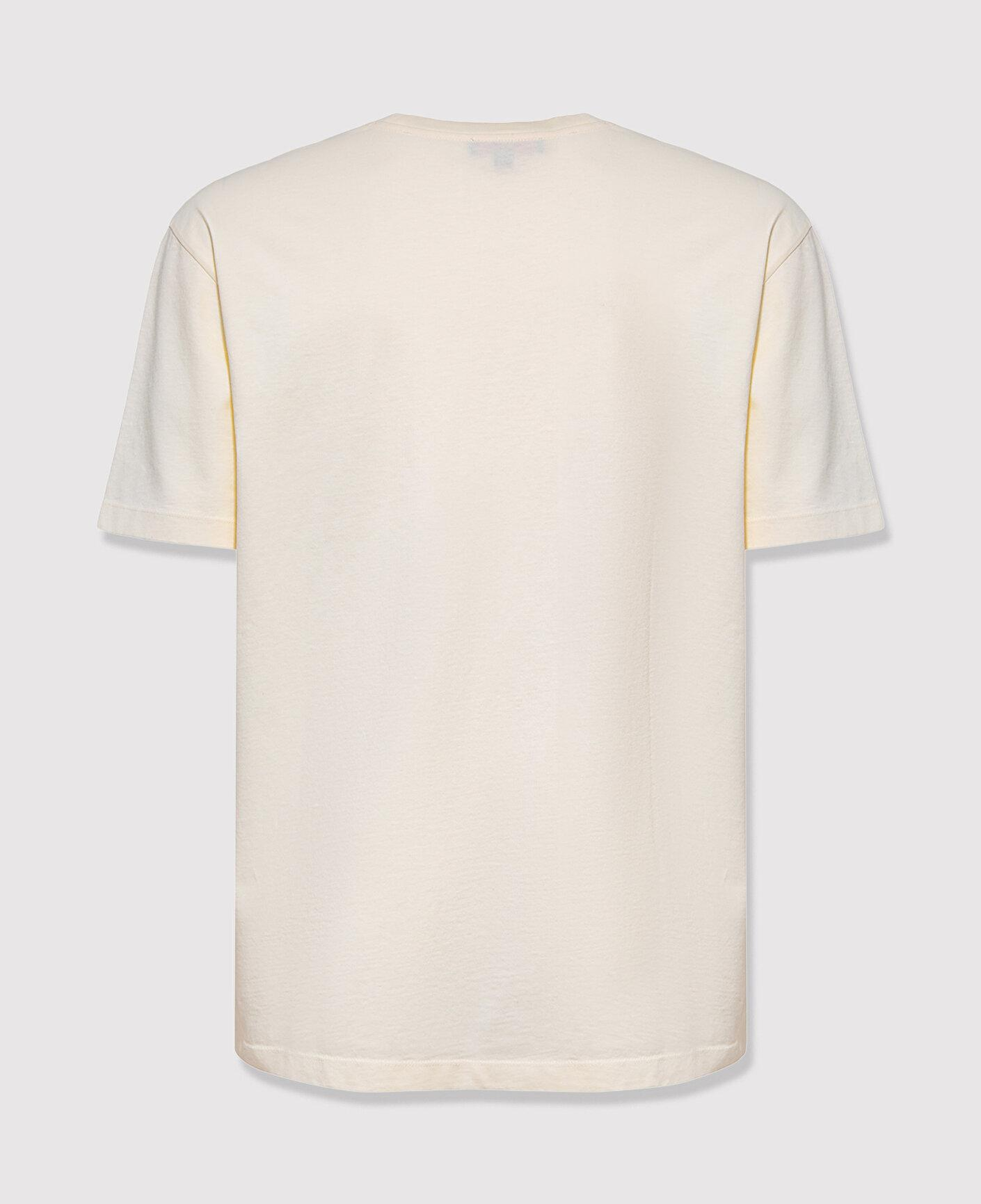 Mavi Ekru Basic Tişört Loose Fit / Bol Rahat Kesim 0613466-80194